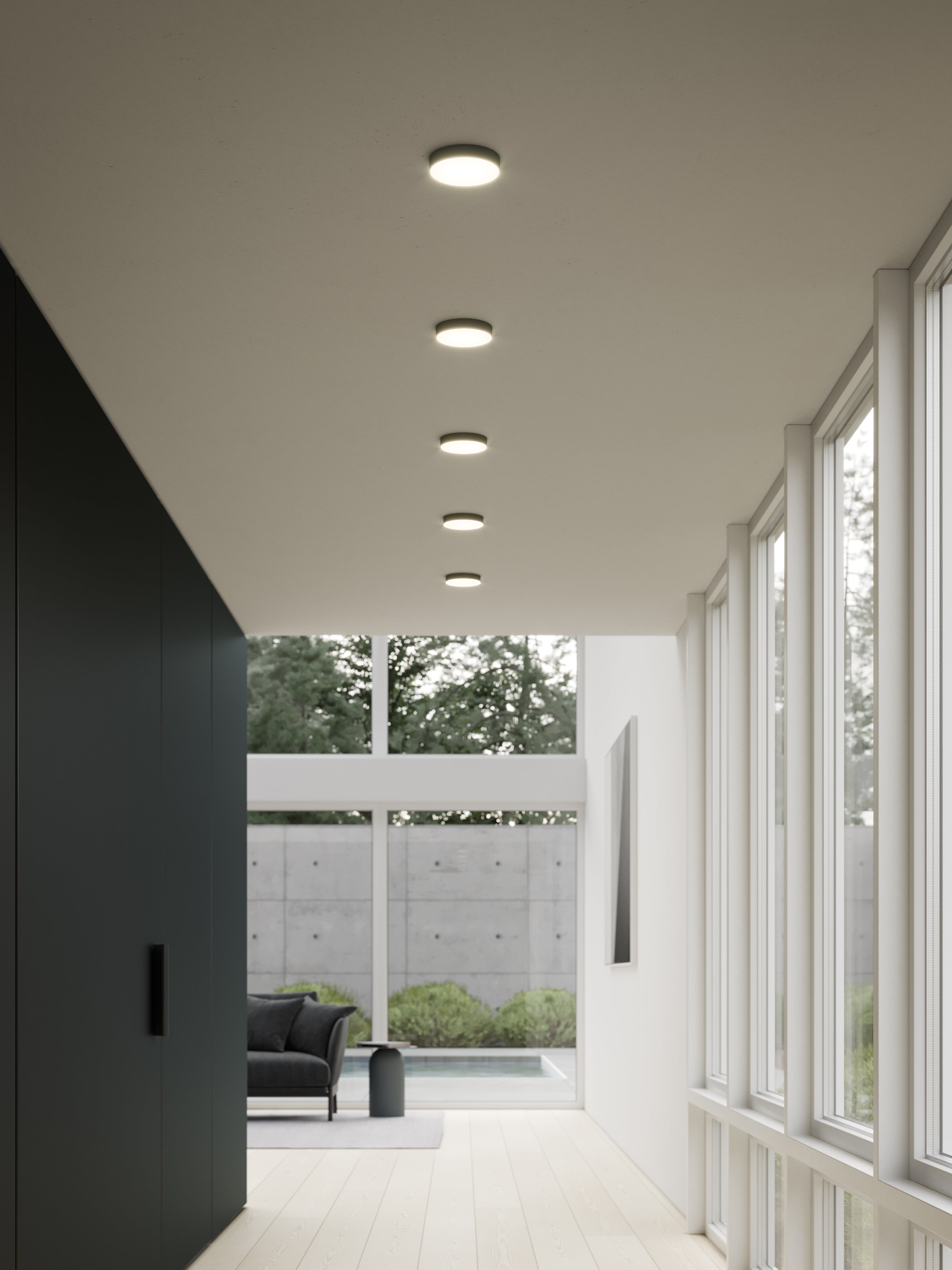 Novel 5" LED Flush Mount