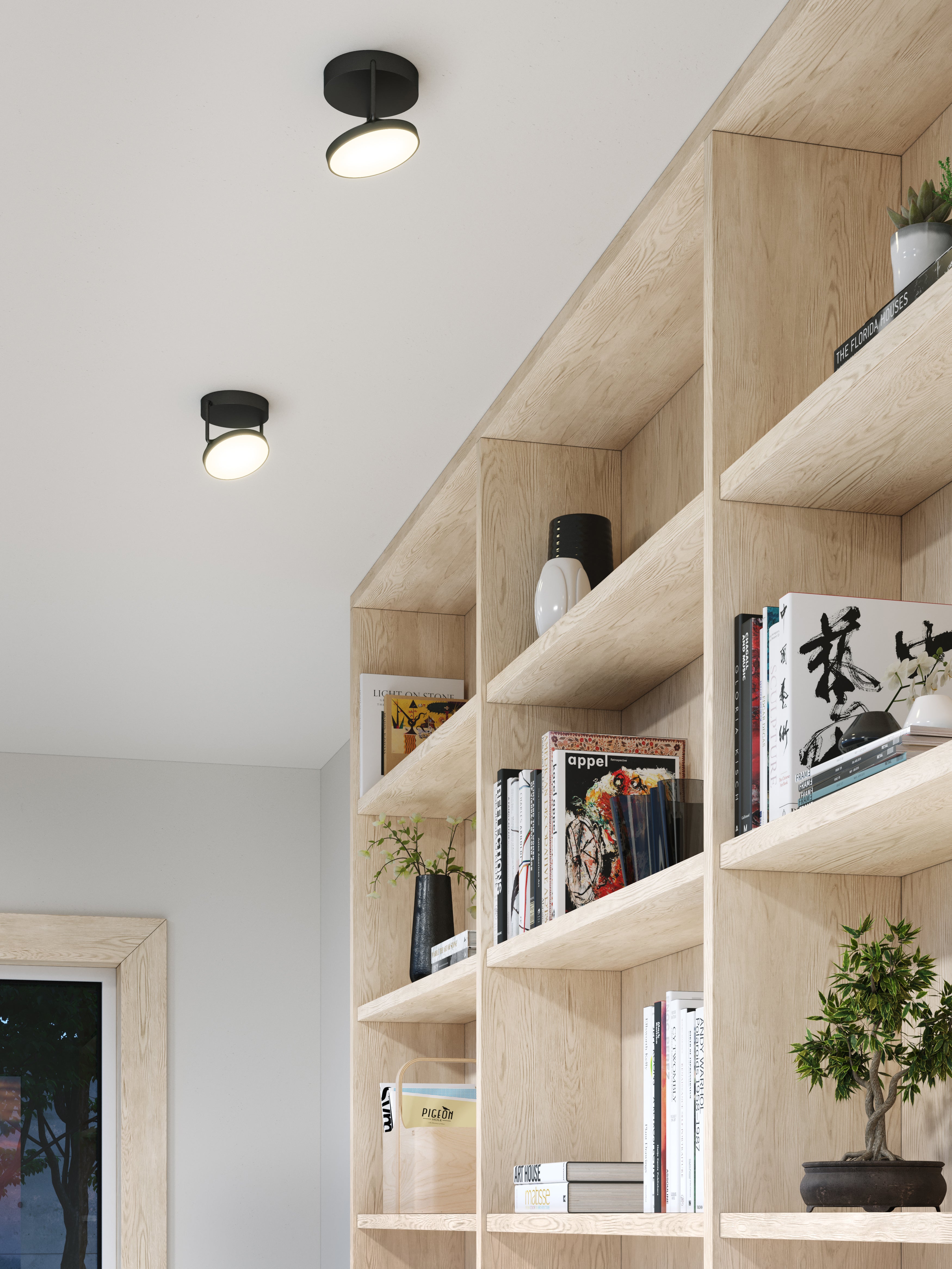 Novel 5" LED Semi Flush Mount