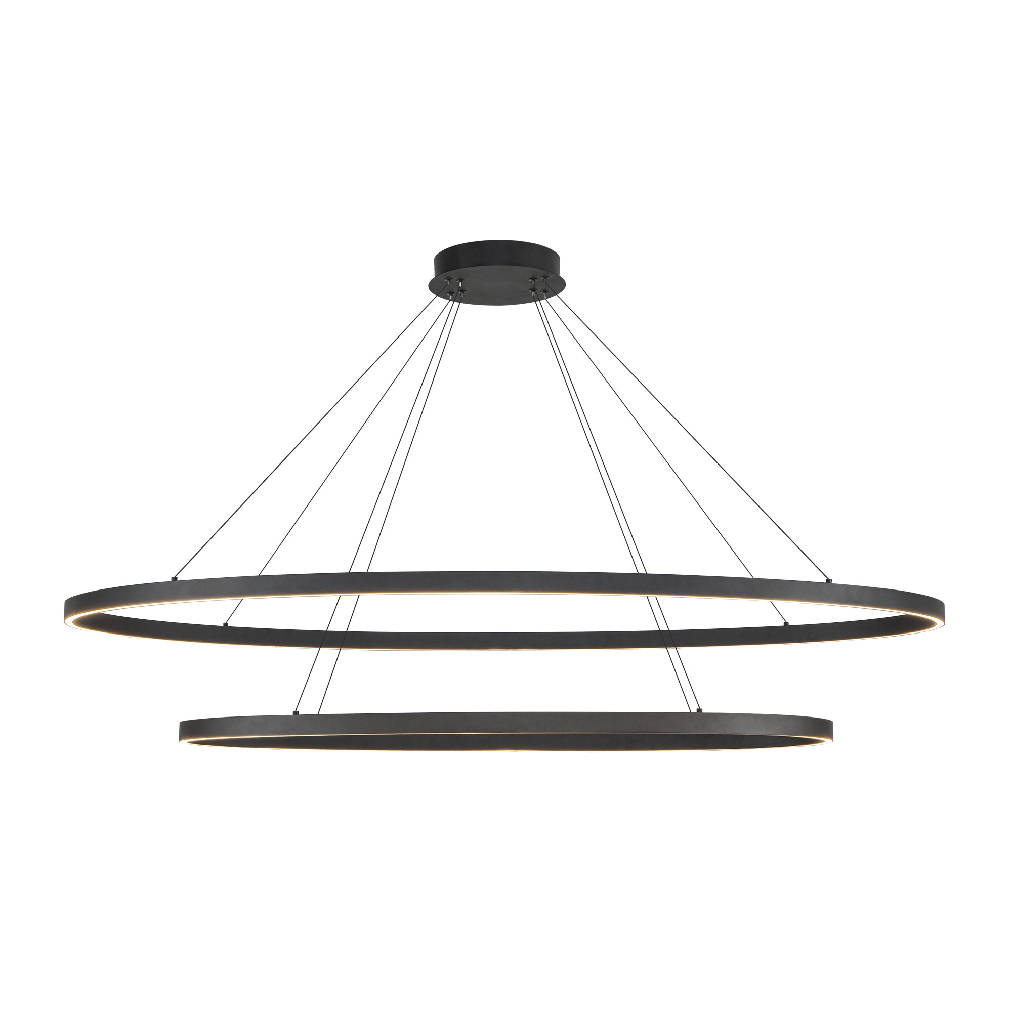 Ovale 54" Two-Tier LED Chandelier