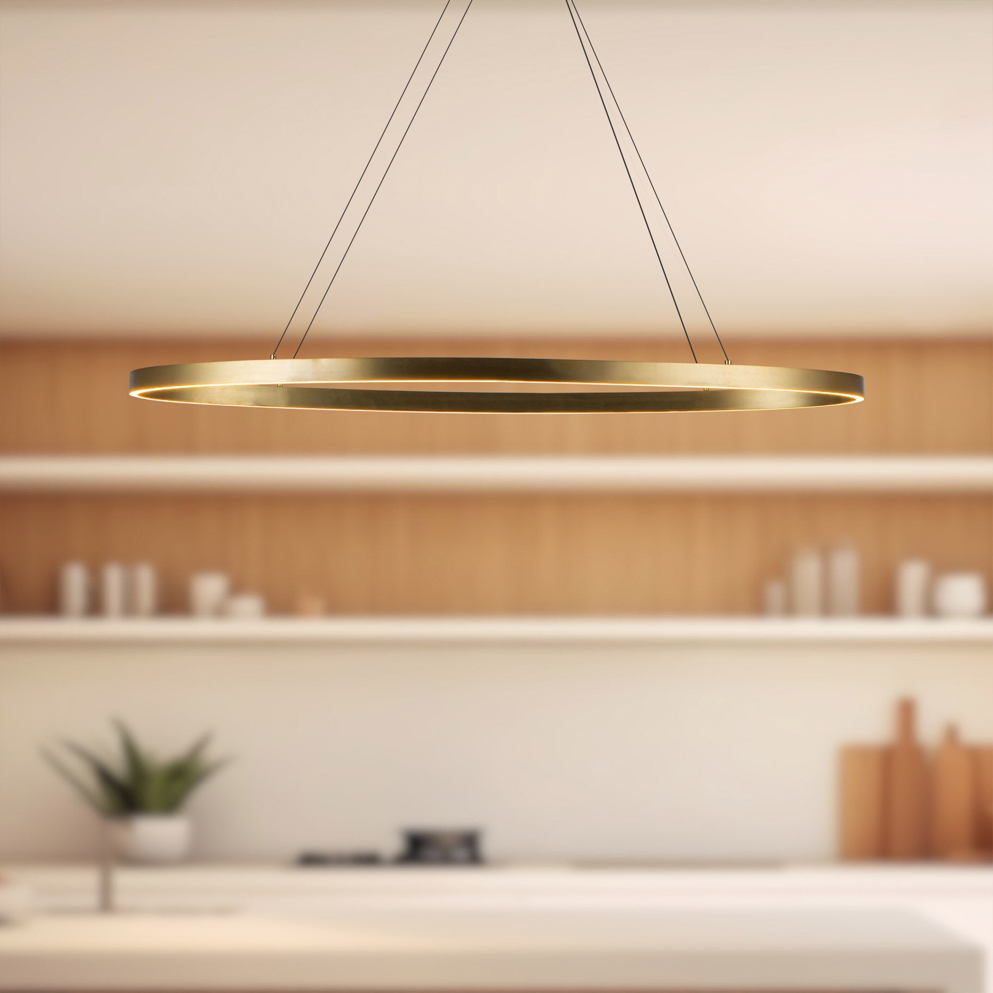 Ovale 40" LED Linear Pendant