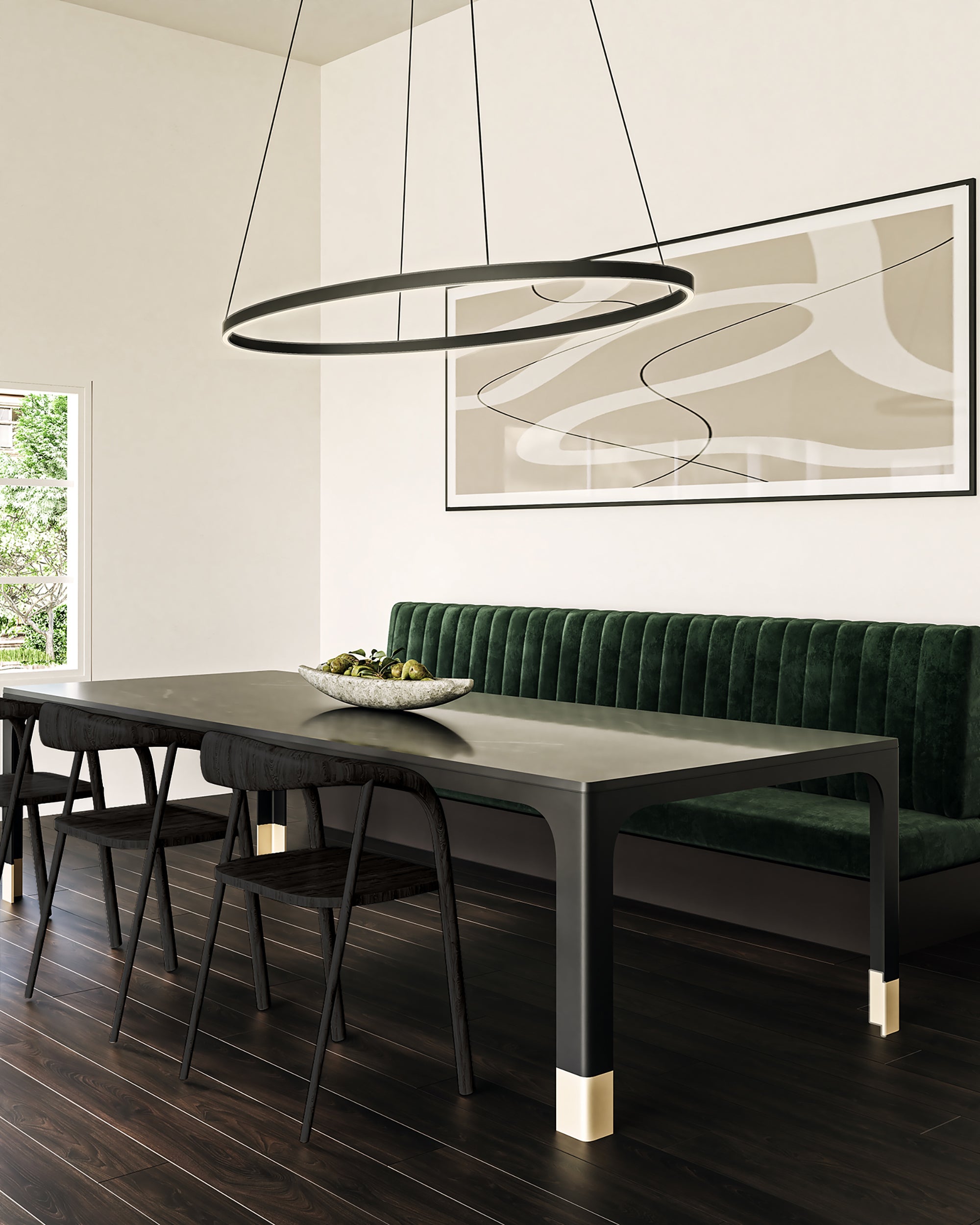 Ovale 53" LED Linear Pendant