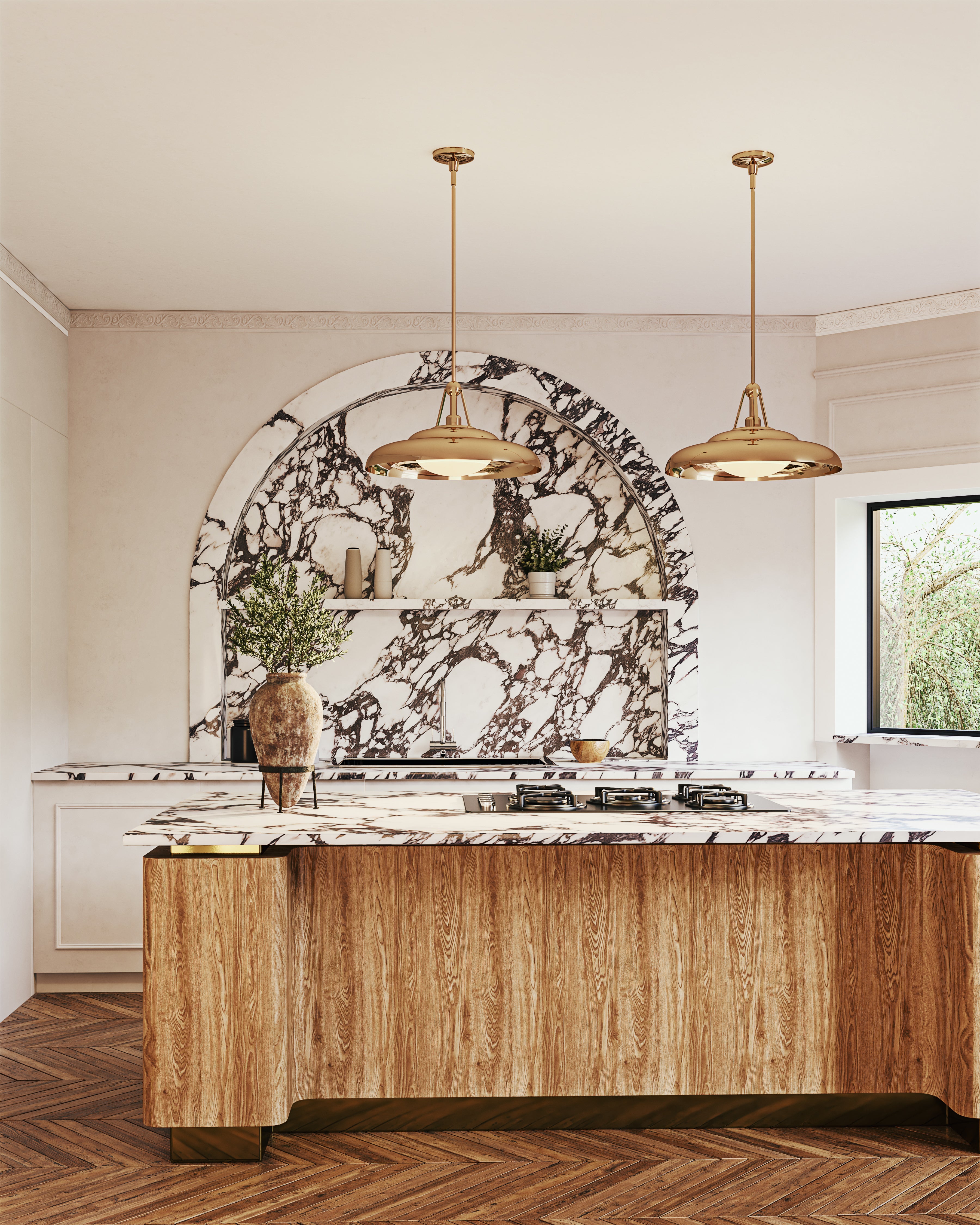 Palmetto 20" 1 Light Pendant
