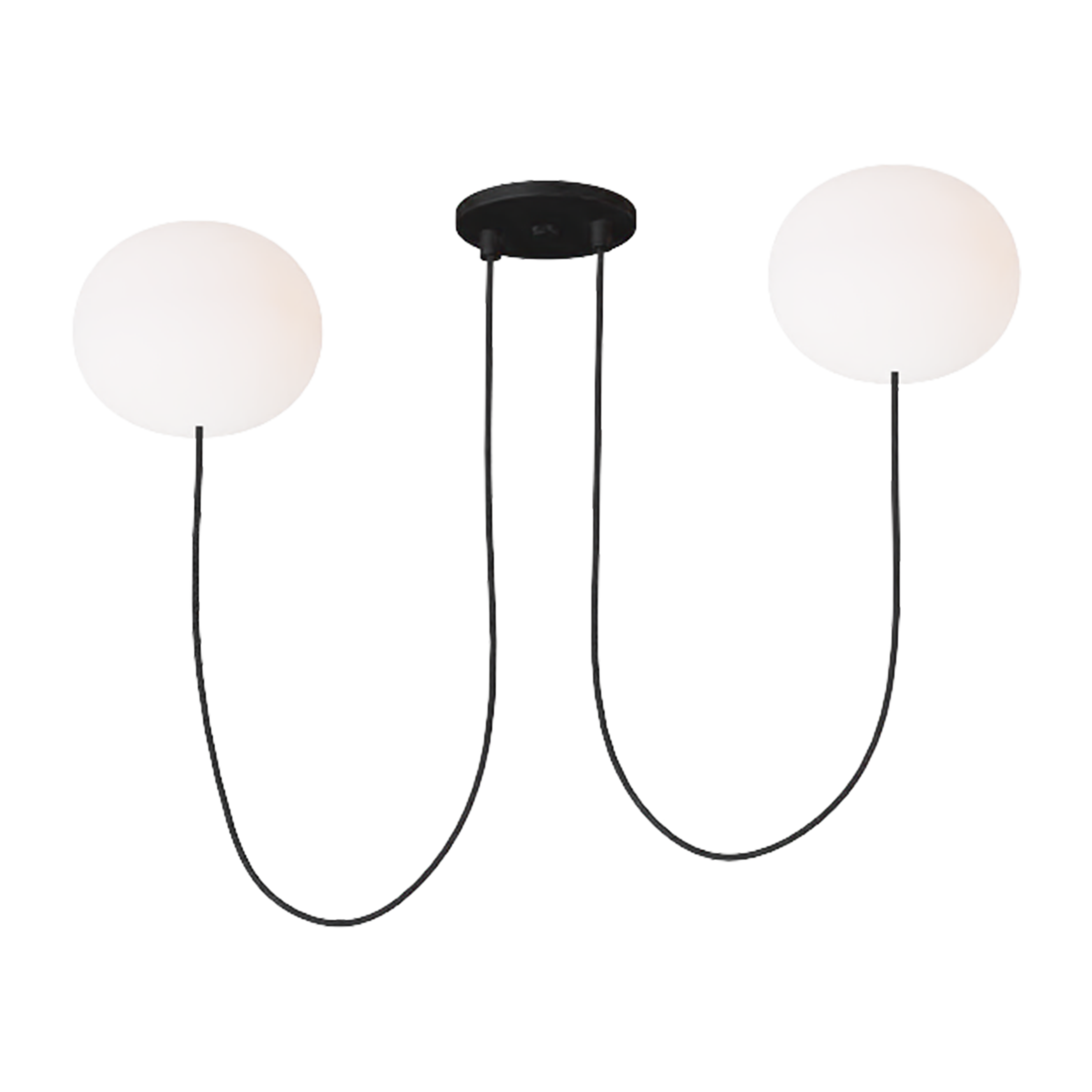 Helium Small 2 Light Chandelier
