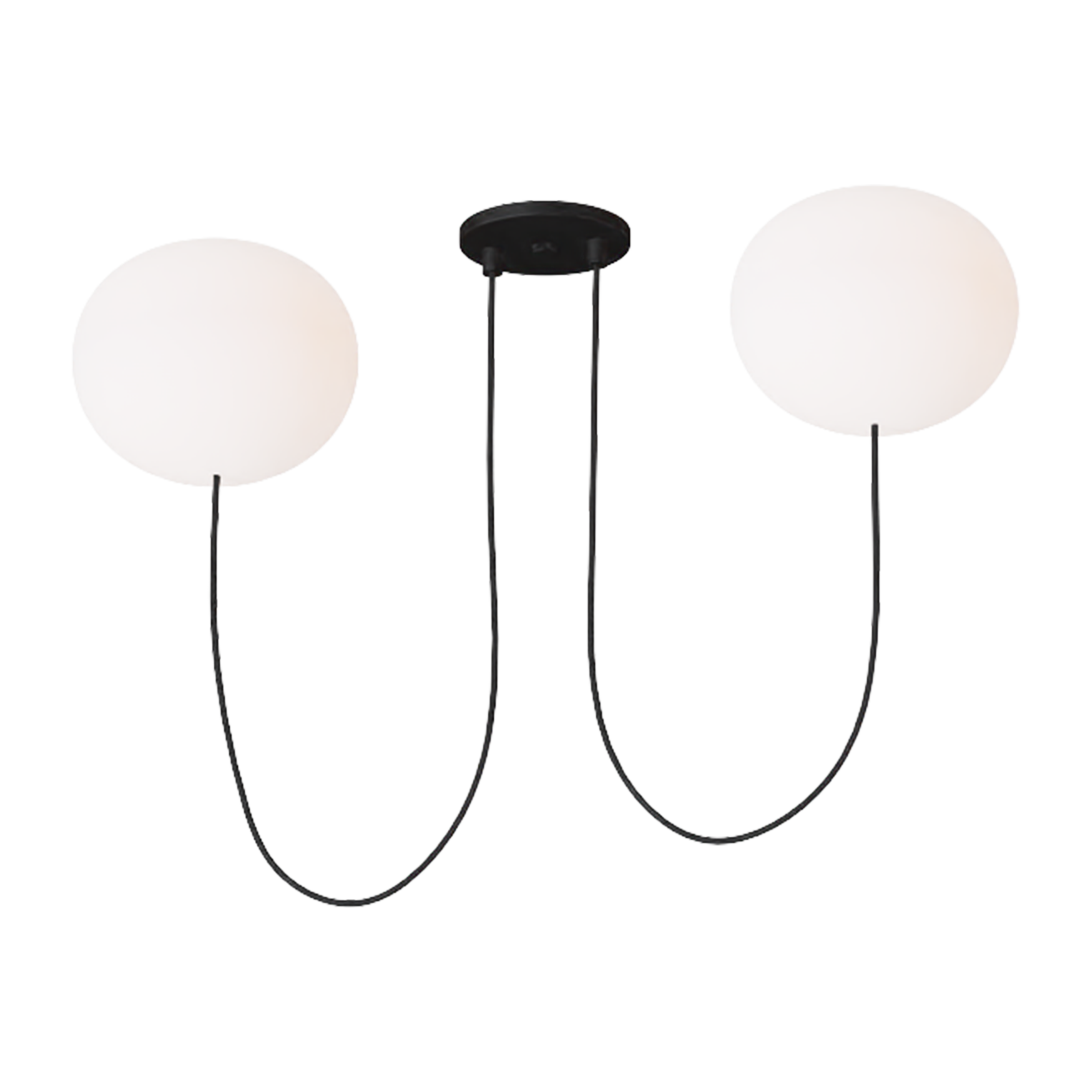 Helium Medium 2 Light Chandelier