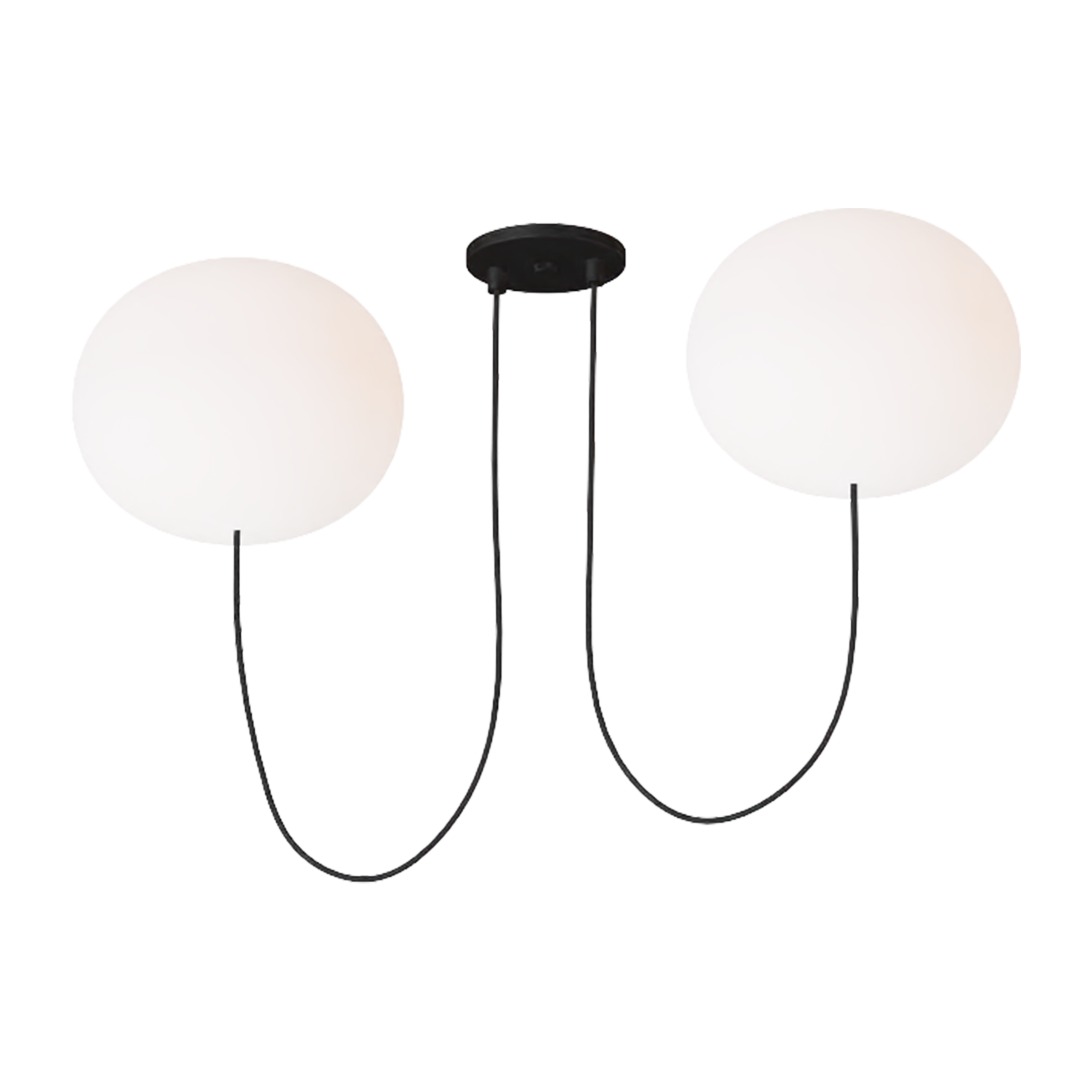 Helium Large 2 Light Chandelier