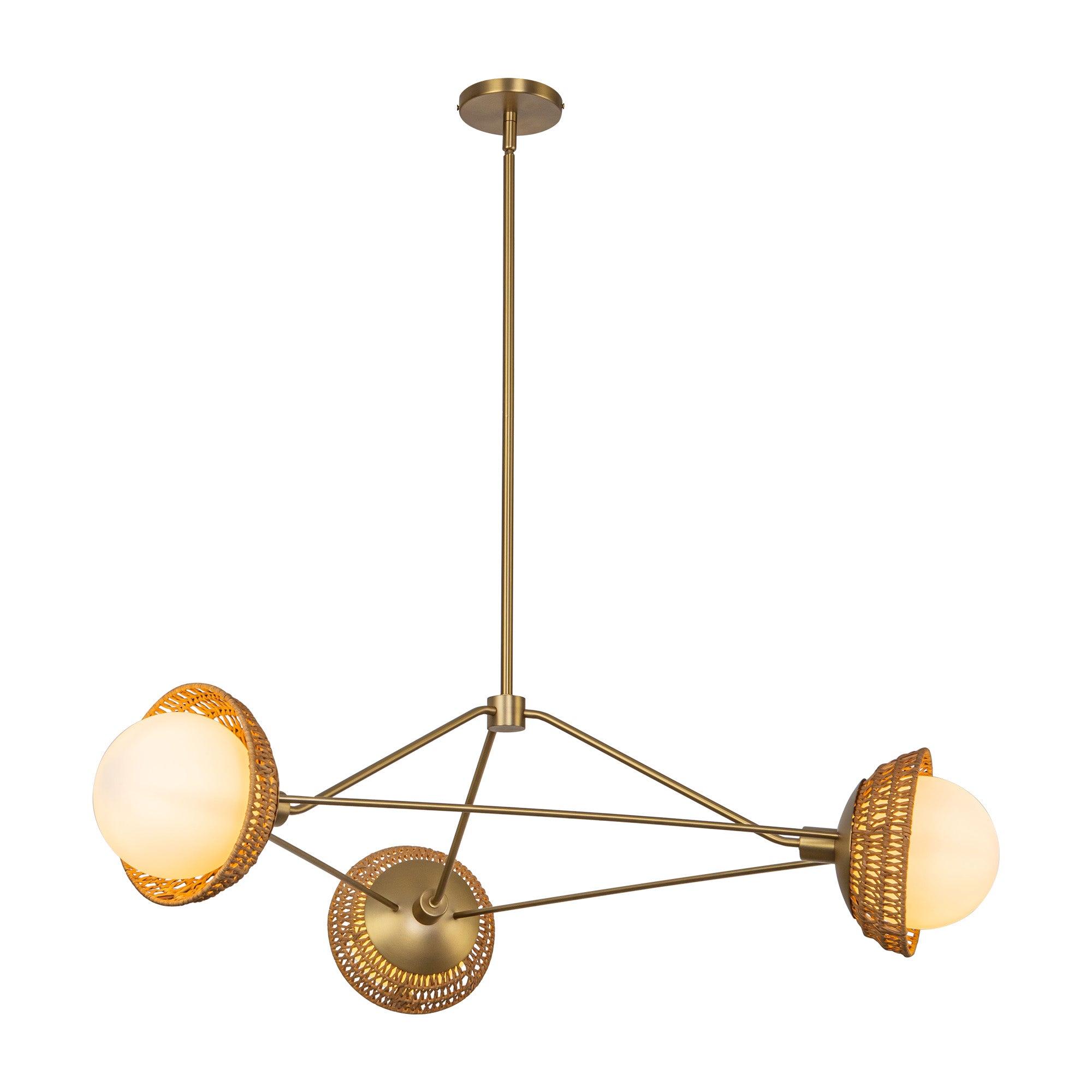 Perth 40" 3 Lights Chandelier