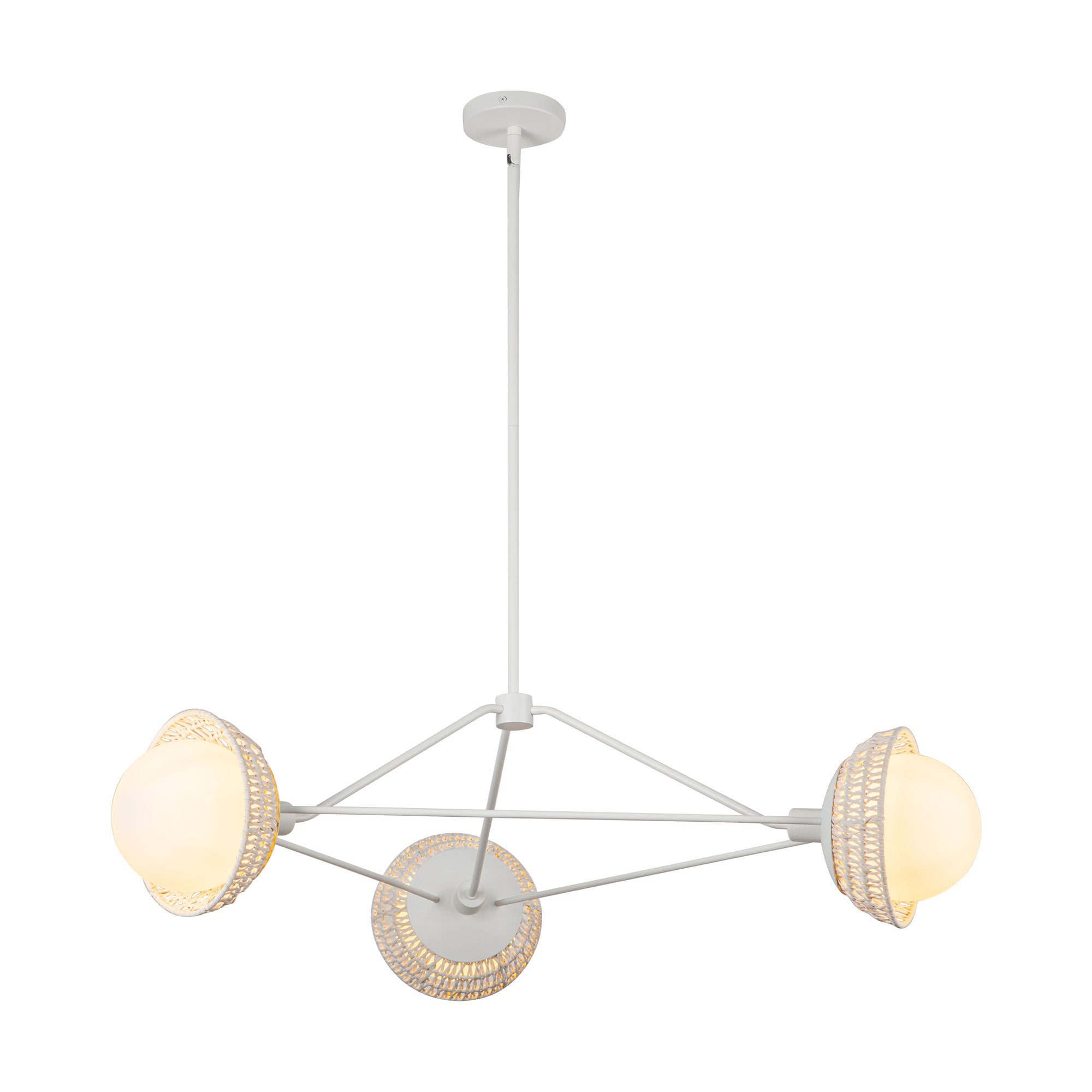 Perth 40" 3 Lights Chandelier