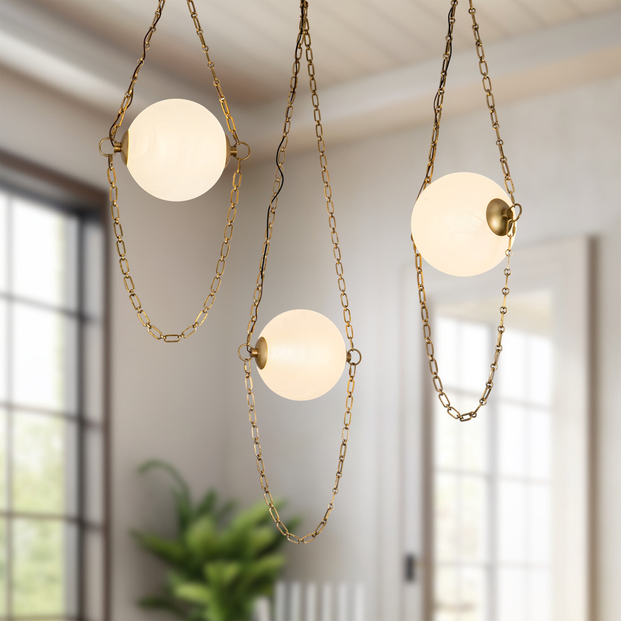 Petra 3 dimmable LED Chandelier