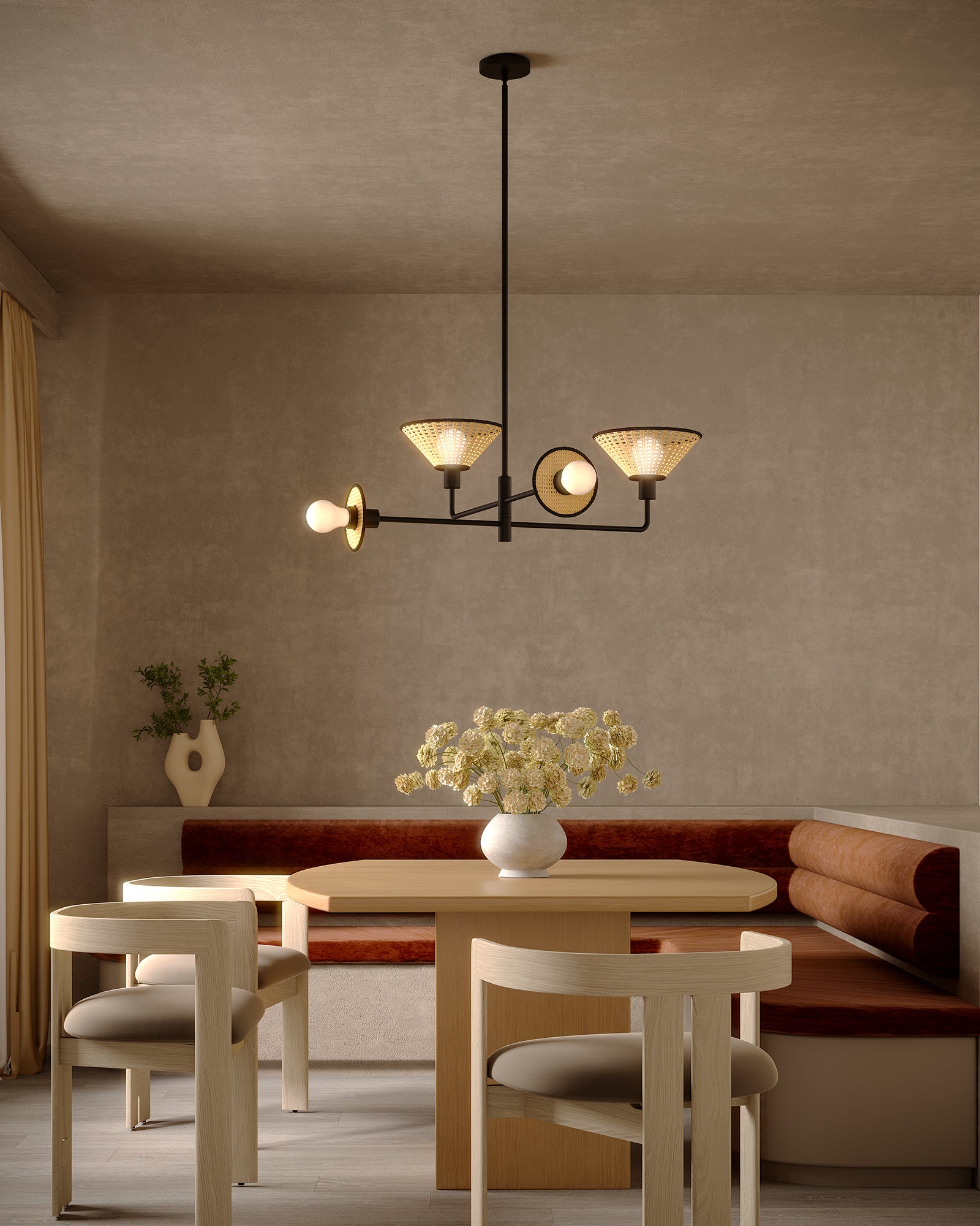 Piper 38" Socket Chandelier