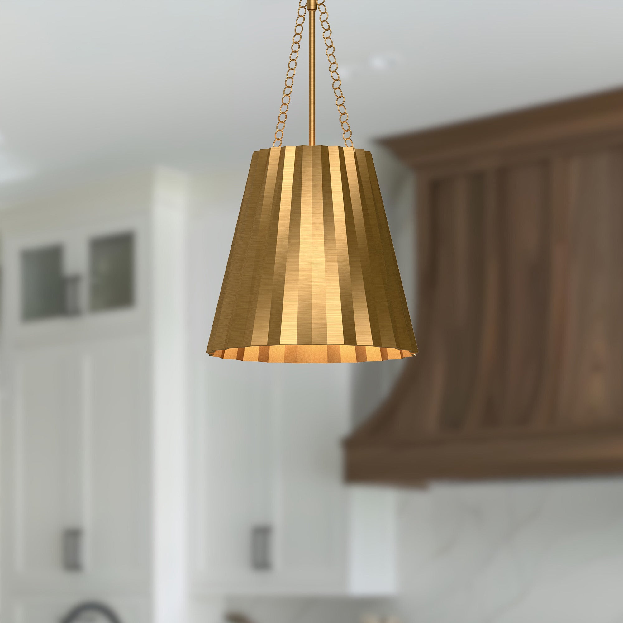 Plisse 12" 1 Light Pendant