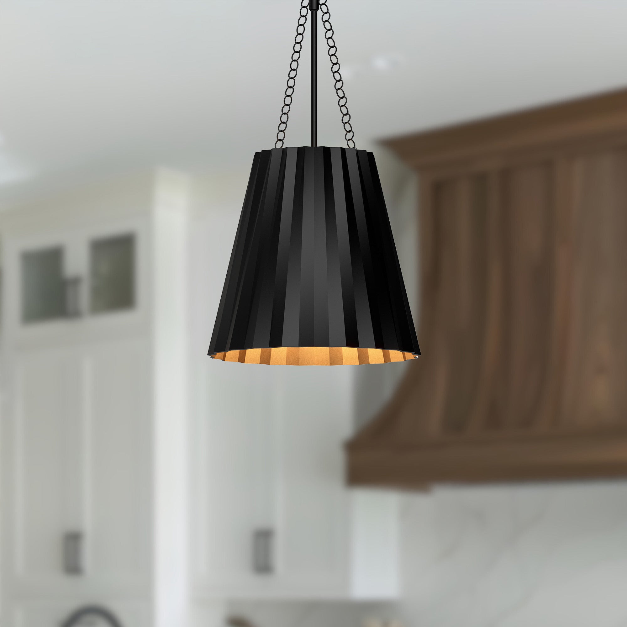 Plisse 12" 1 Light Pendant