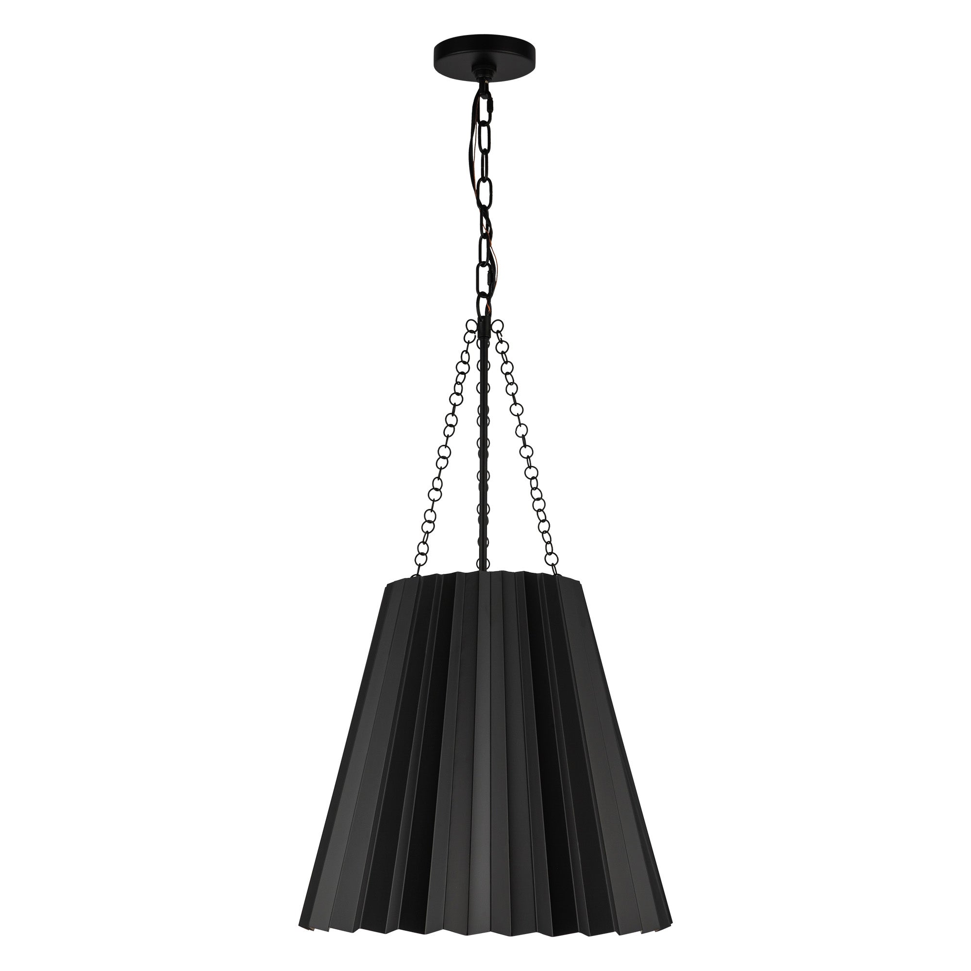 Plisse 16" 1 Light Pendant