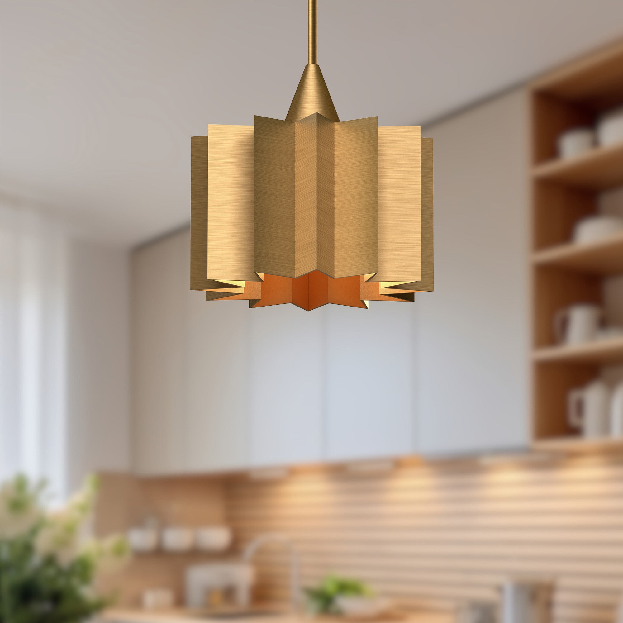 Plisse 12" 1 Light Pendant