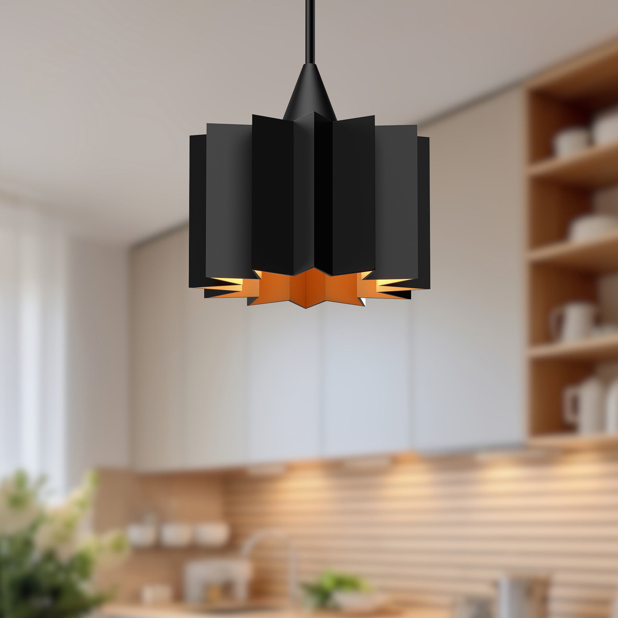 Plisse 12" 1 Light Pendant