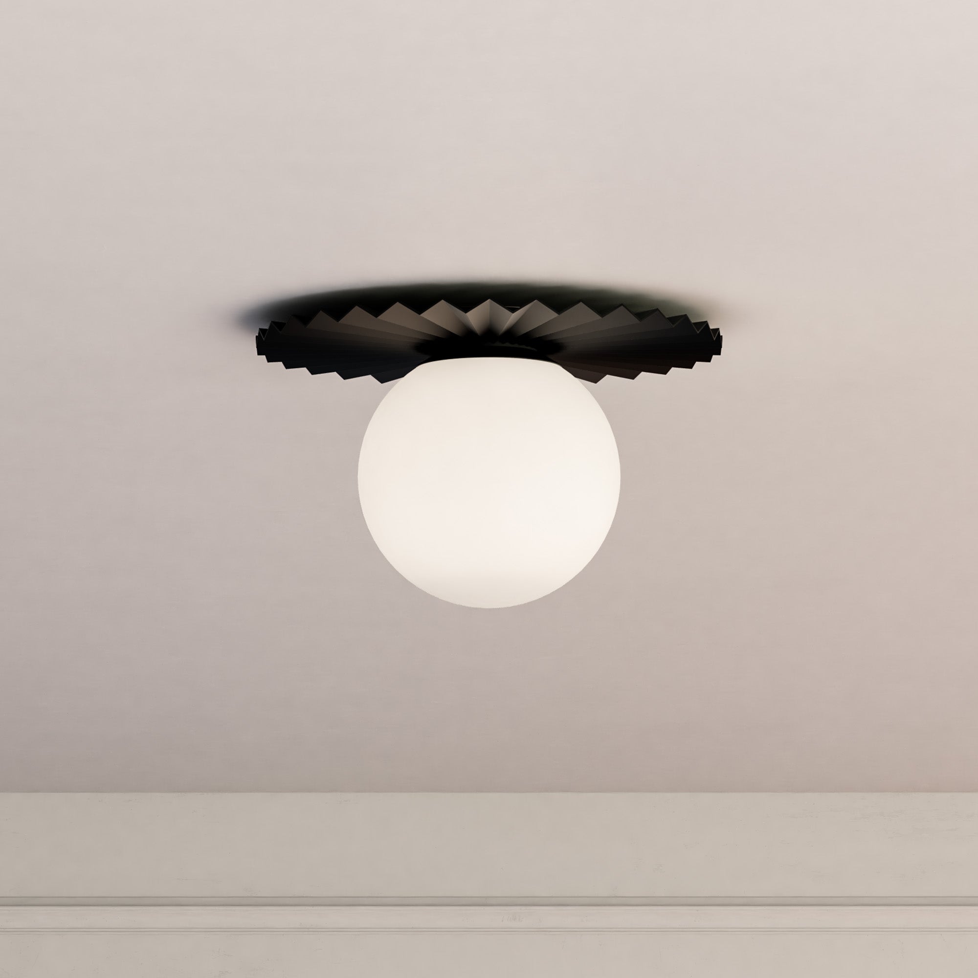 Plume 12" 1 Light Flush Mount