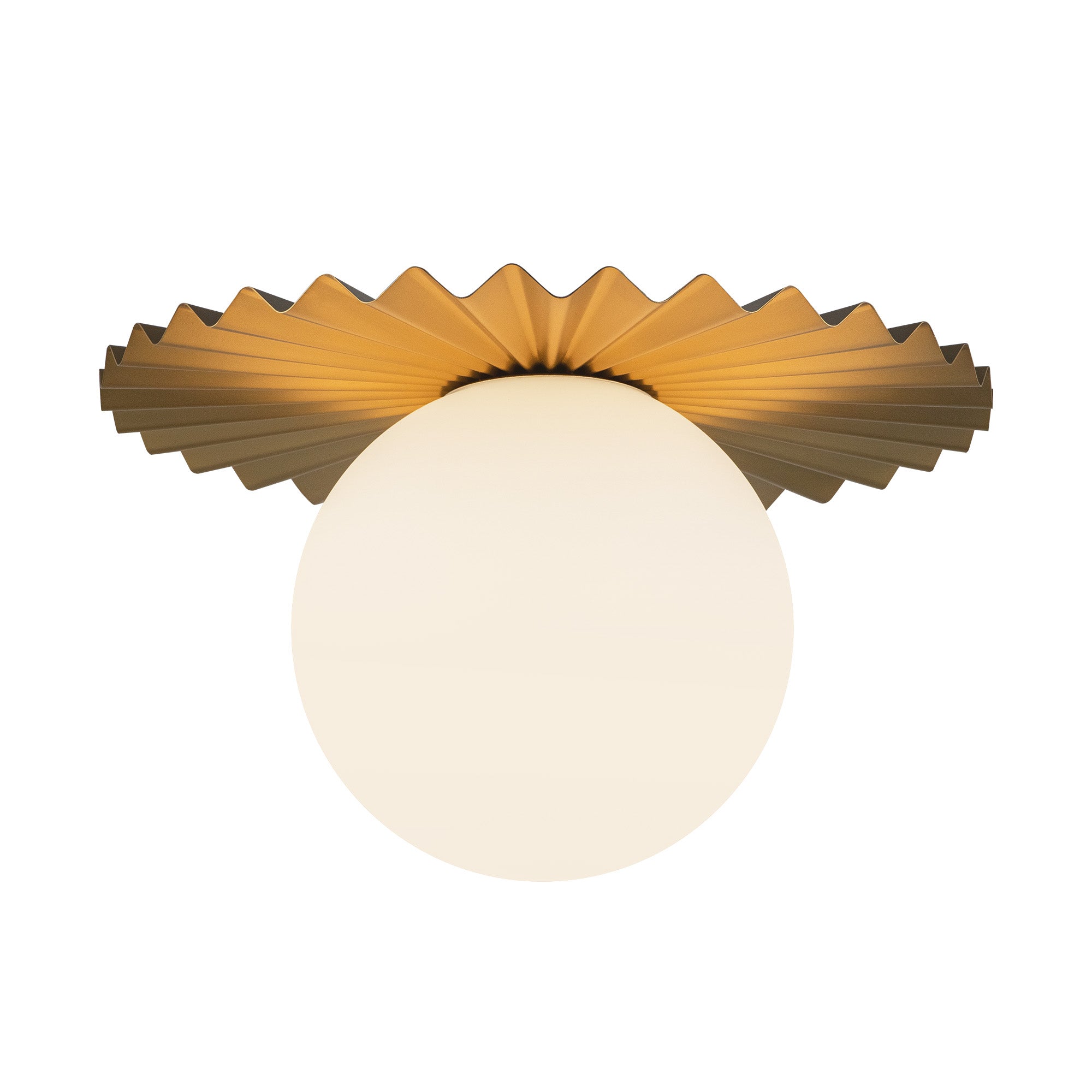 Plume 14" 1 Light Flush Mount