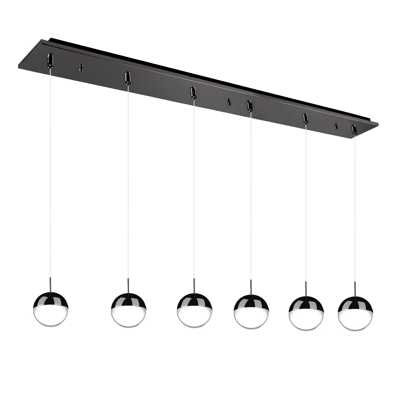 Pluto 42" 6-Light Multi Pendant