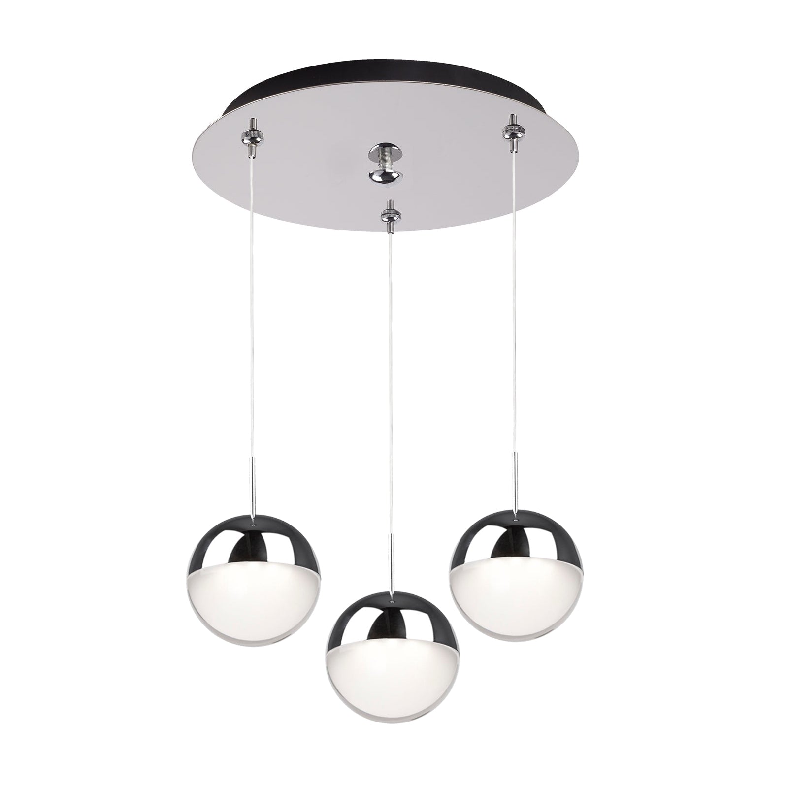 Pluto 12" 3-Light Multi Pendant