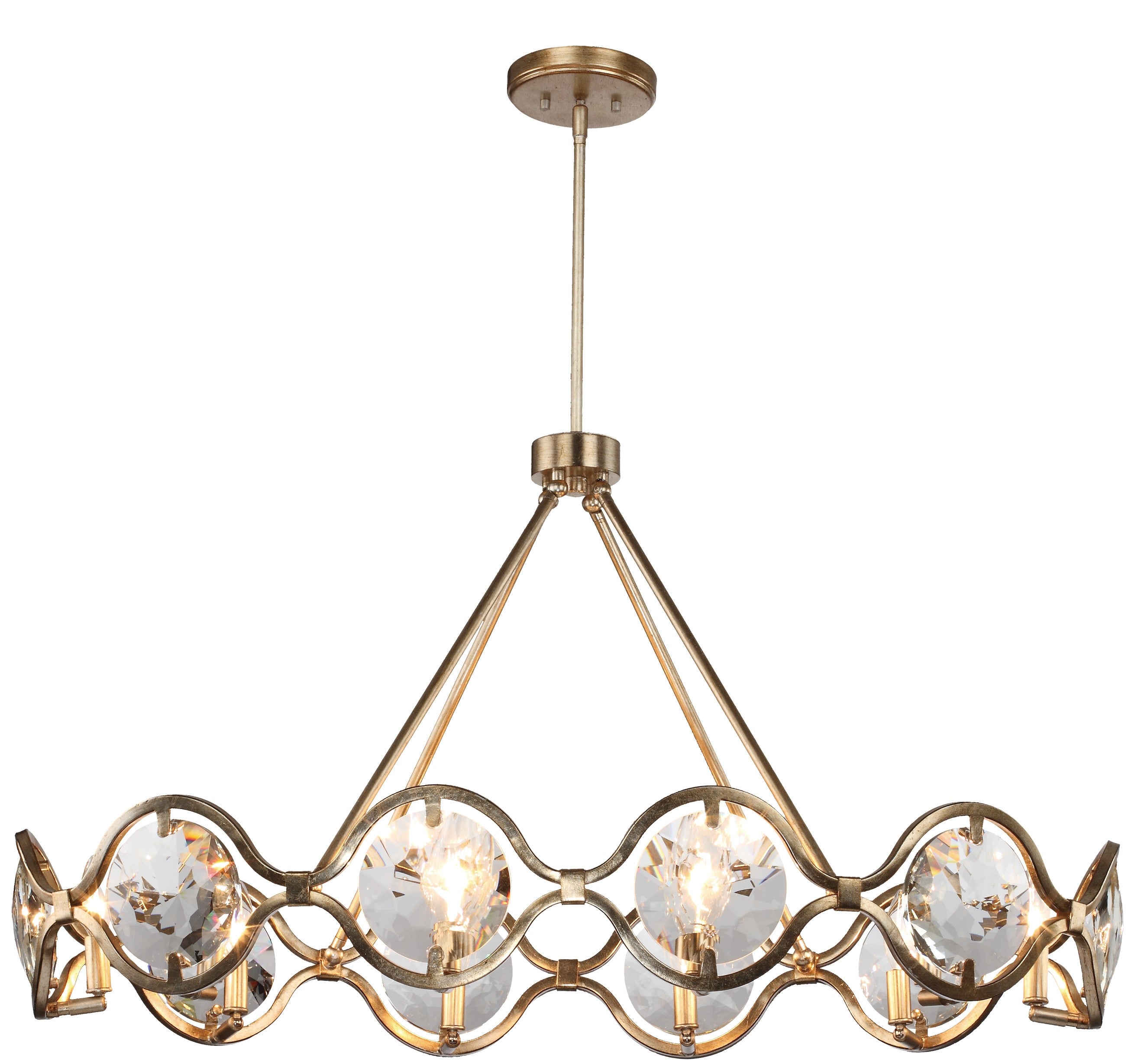 Quincy 40'' Linear Chandelier