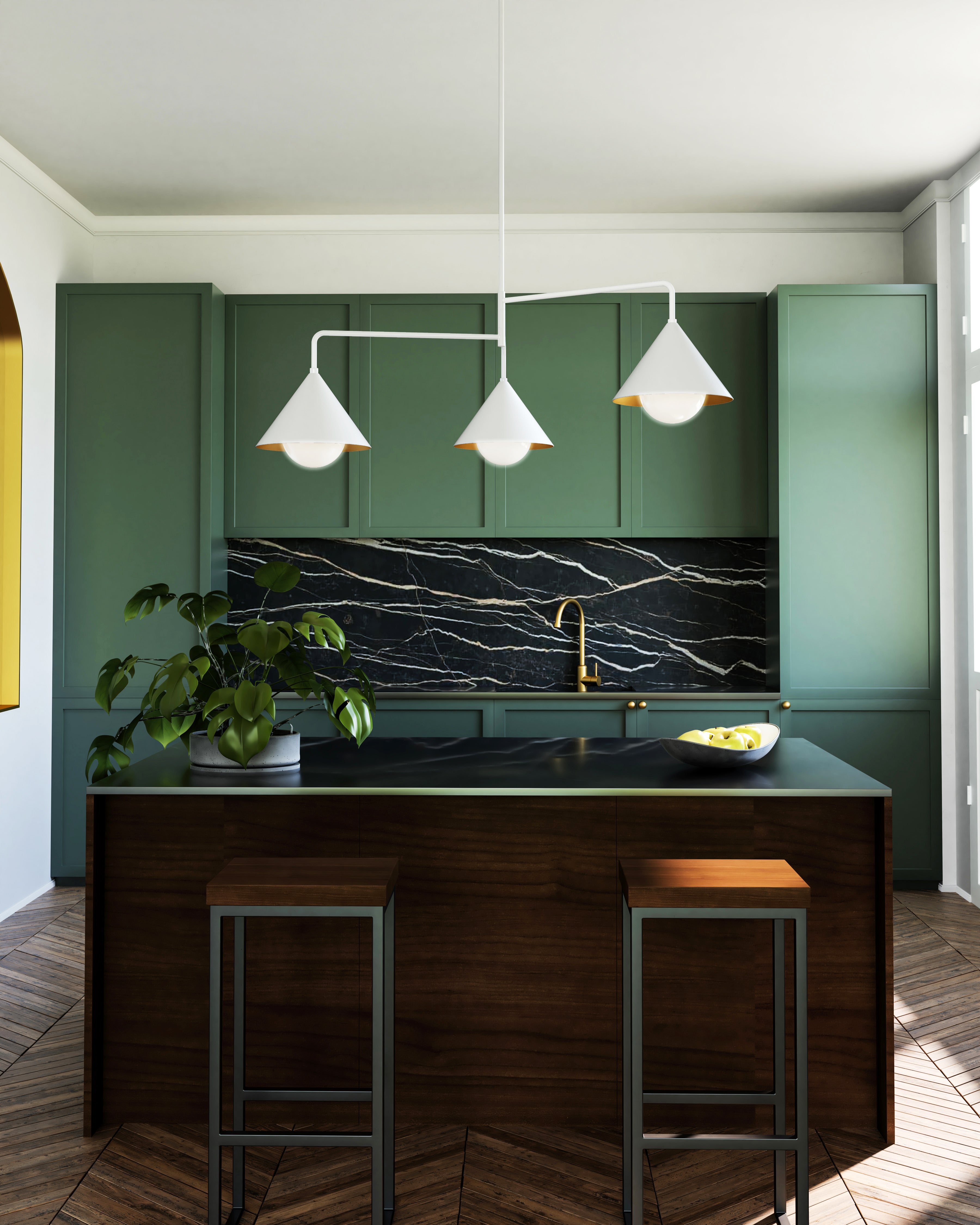 Remy 38" 3 Lights Chandeliers