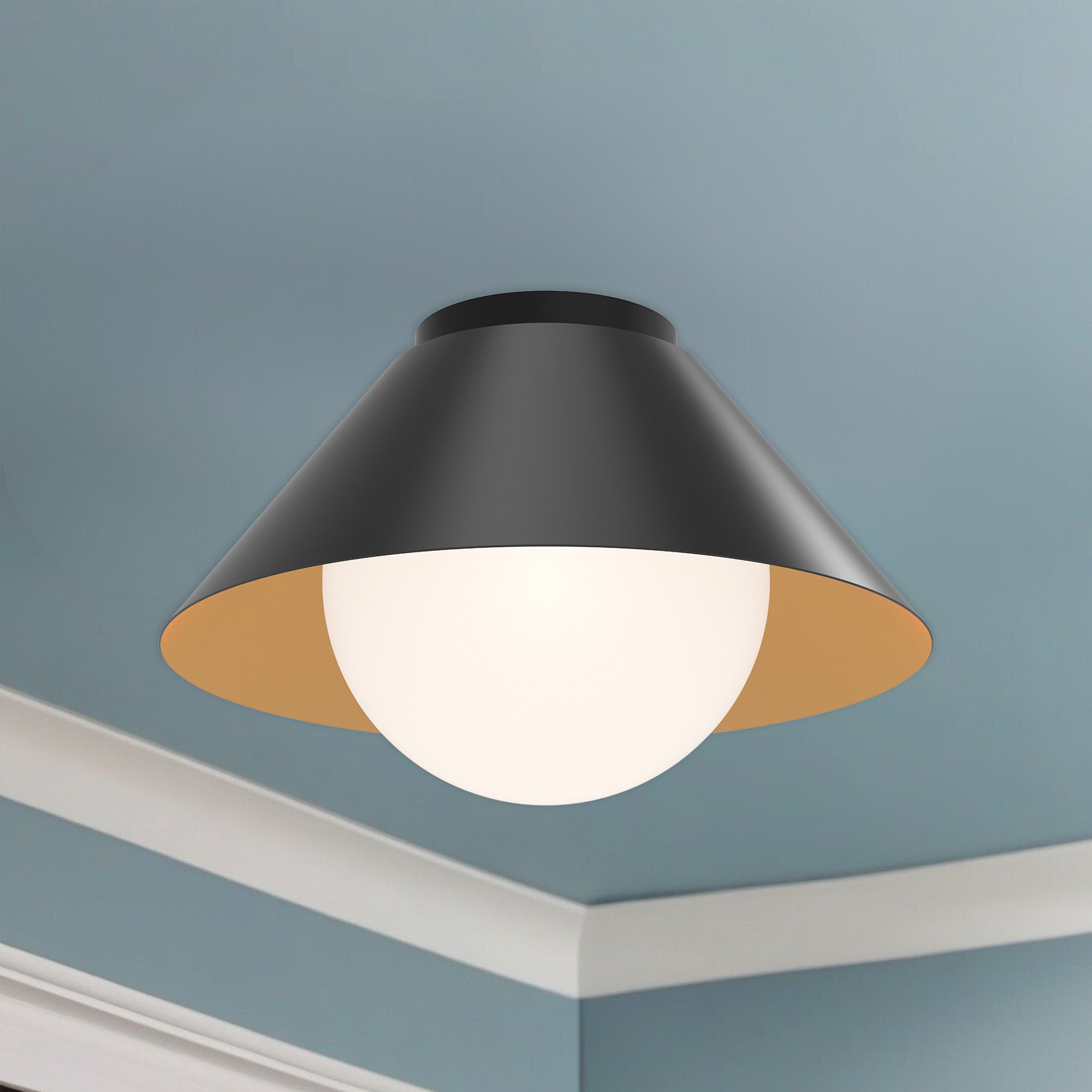 Remy 14" 1 Light Flush Mount