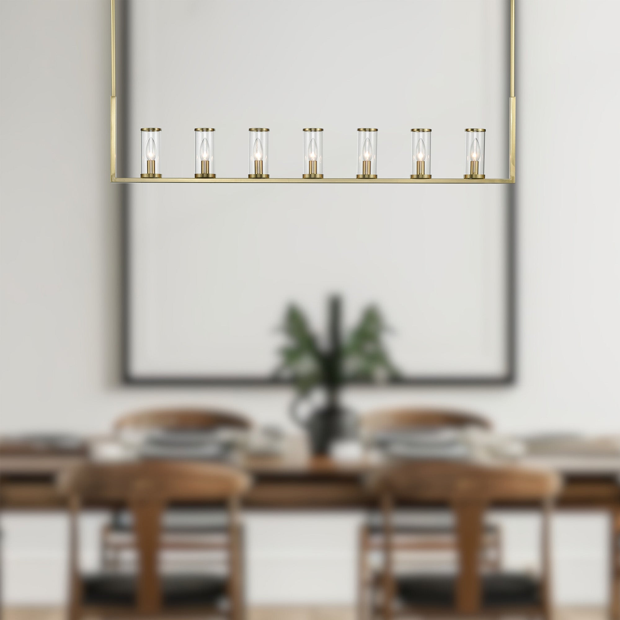 Revolve 7 Lights Linear Pendant