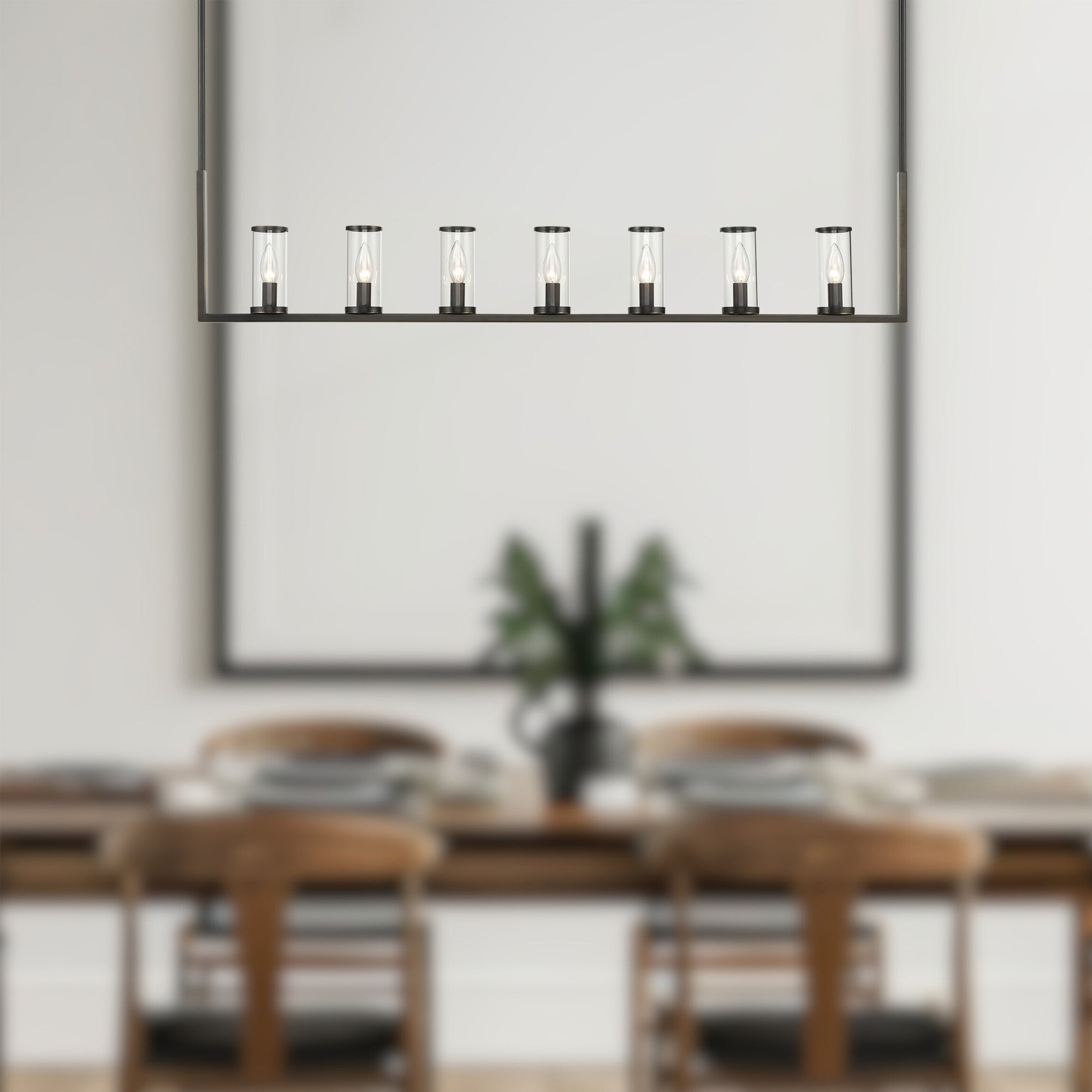 Revolve 7 Lights Linear Pendant