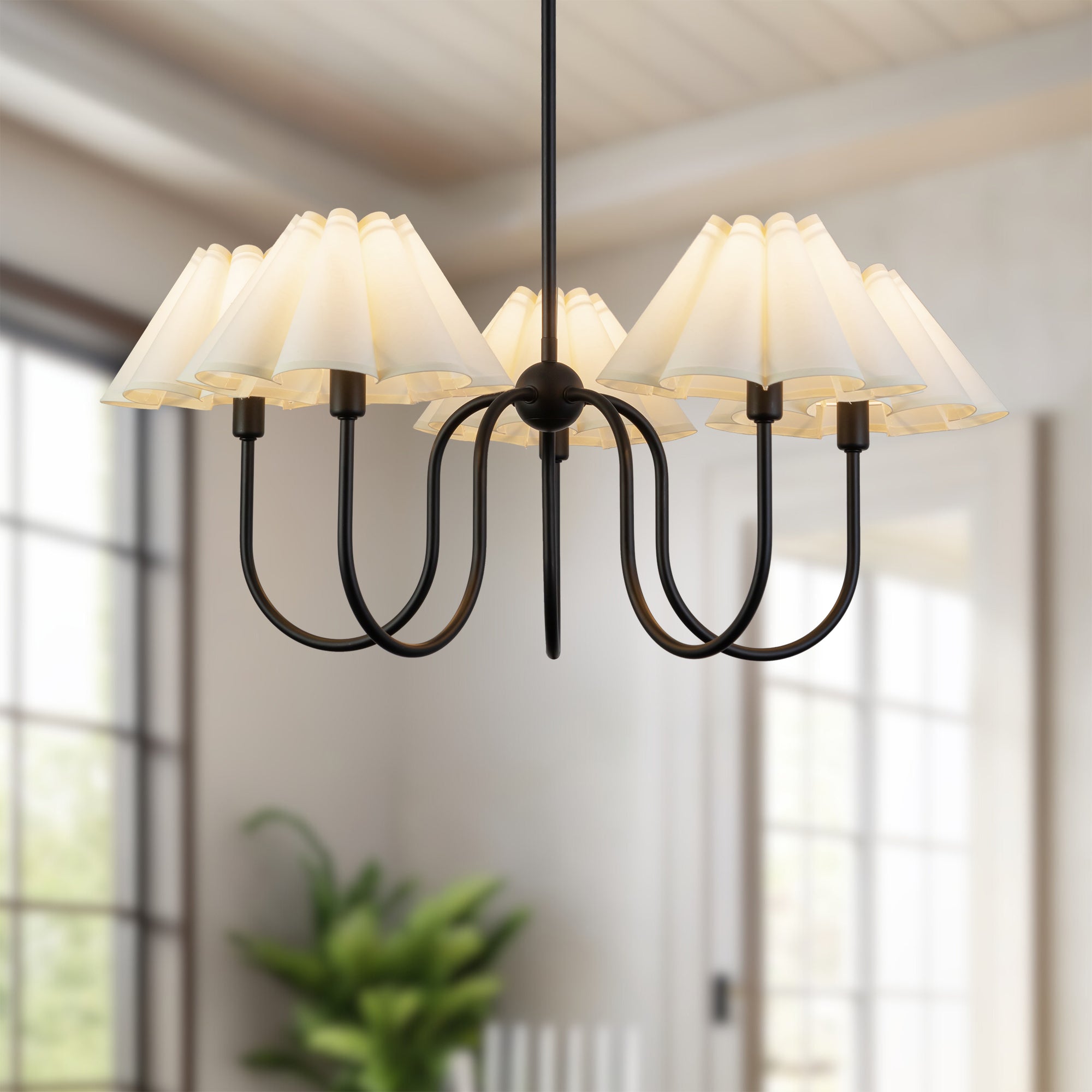 Rosemary 31" Socket Chandelier