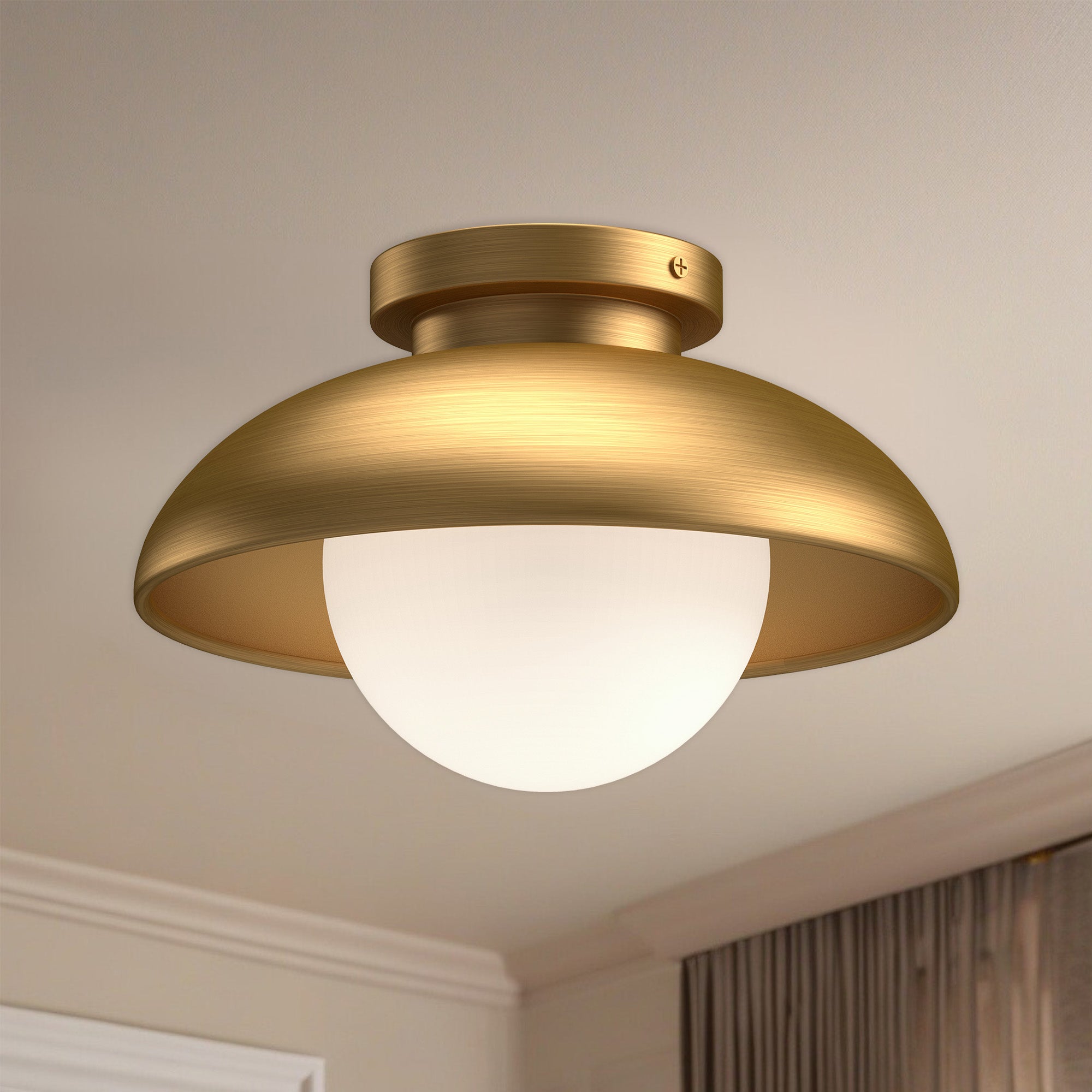 Rubio 12" 1 Light Flush Mount