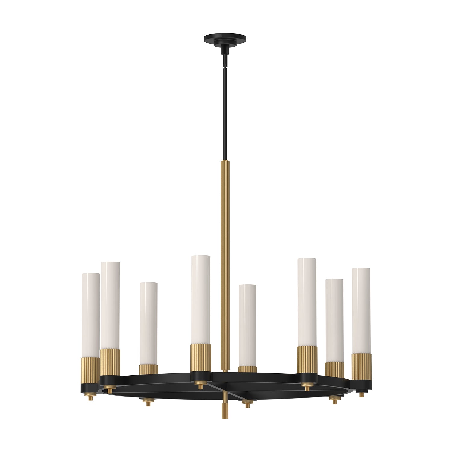 Rue 38" 8 Lights Chandeliers