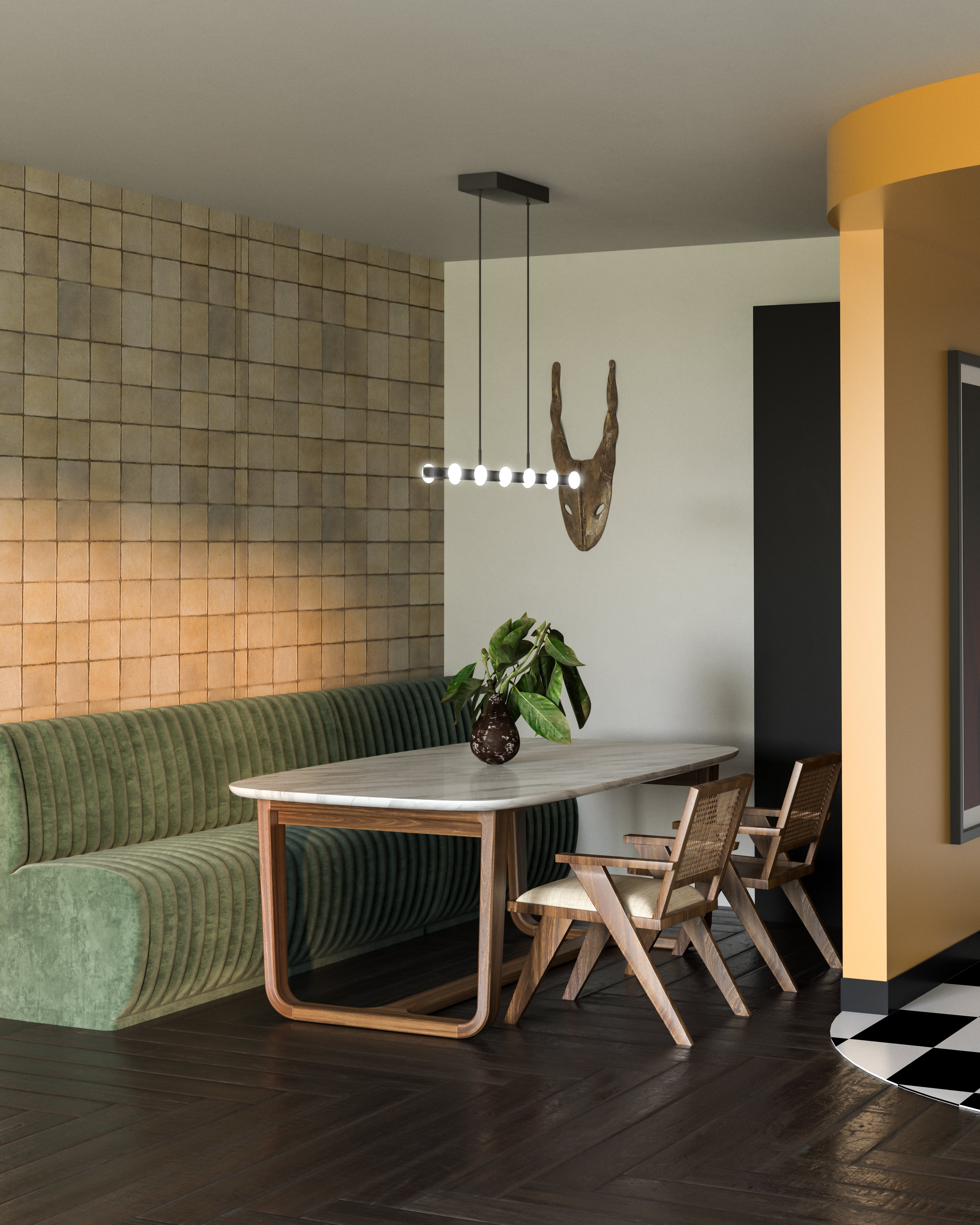 Rezz 36" LED Linear Pendant