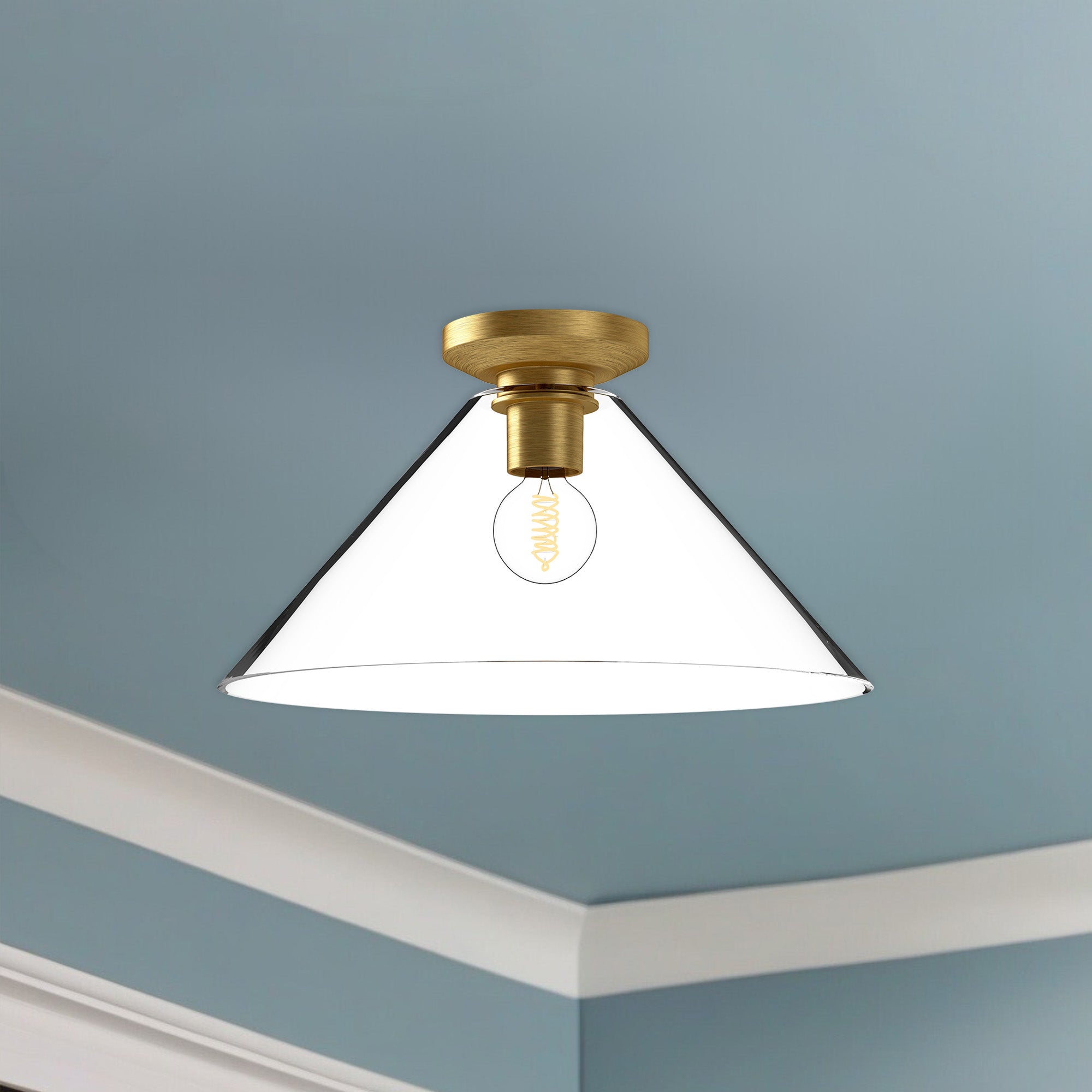 Salem 14" 1 Light Flush Mount