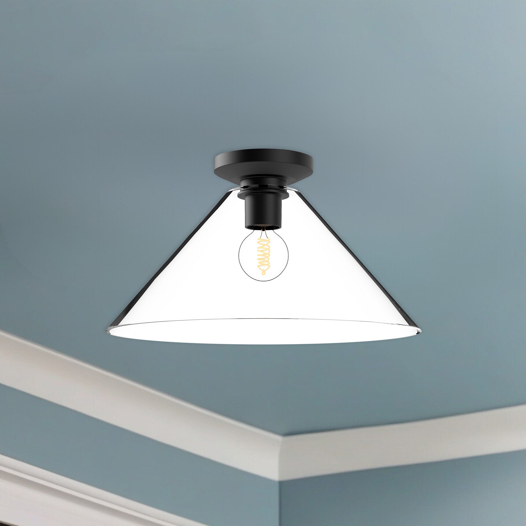 Salem 14" 1 Light Flush Mount