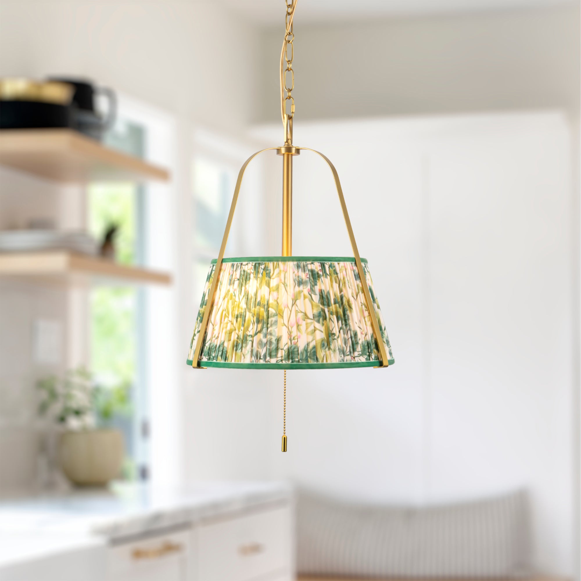 Scout 13" Gold Pendant