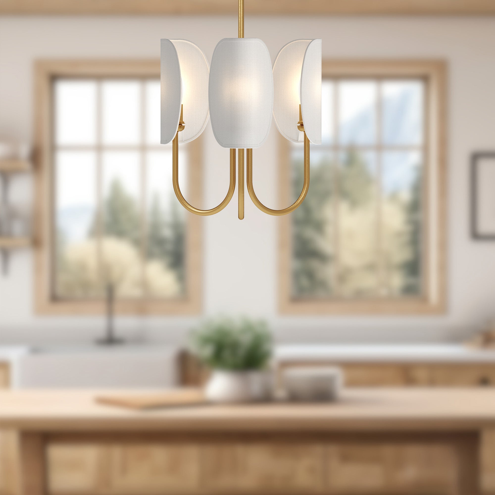 Seno 15" 3 Lights Chandeliers