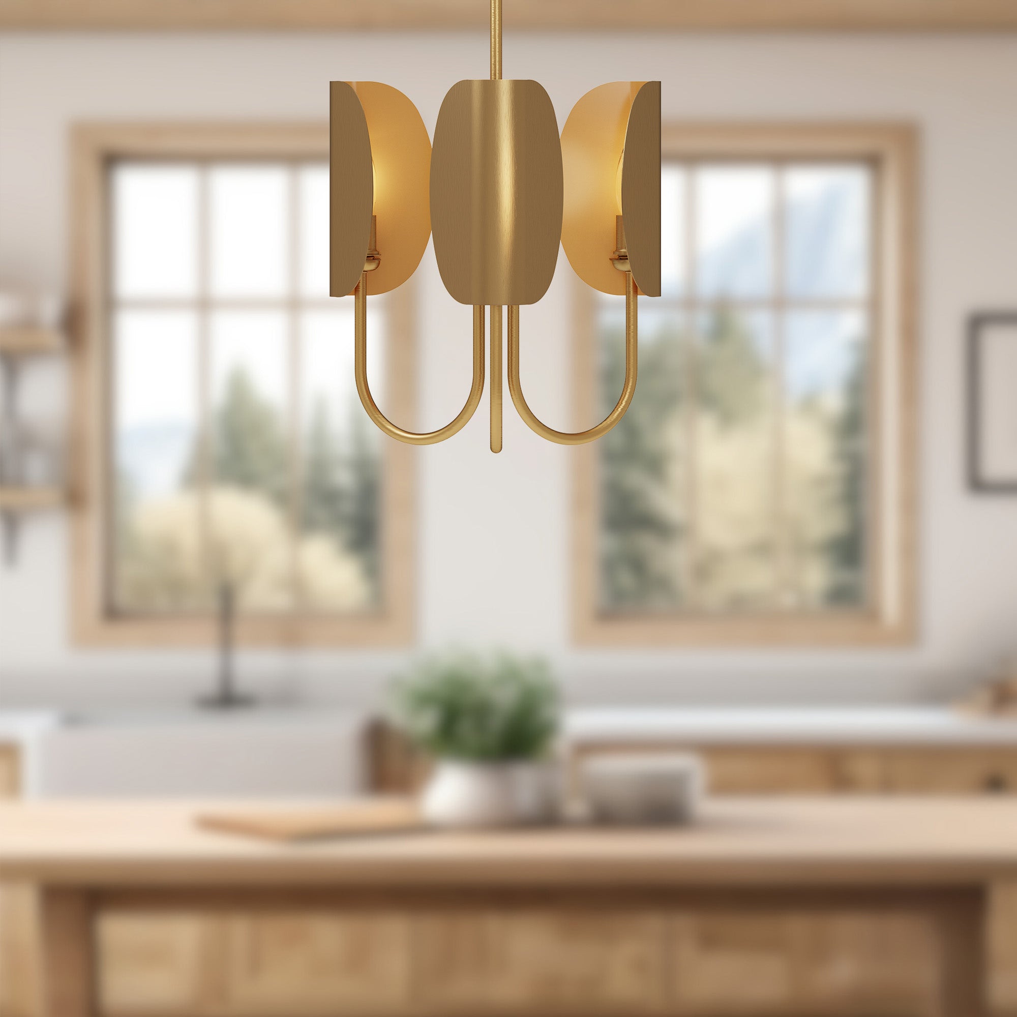 Seno 15" 3 Lights Chandeliers