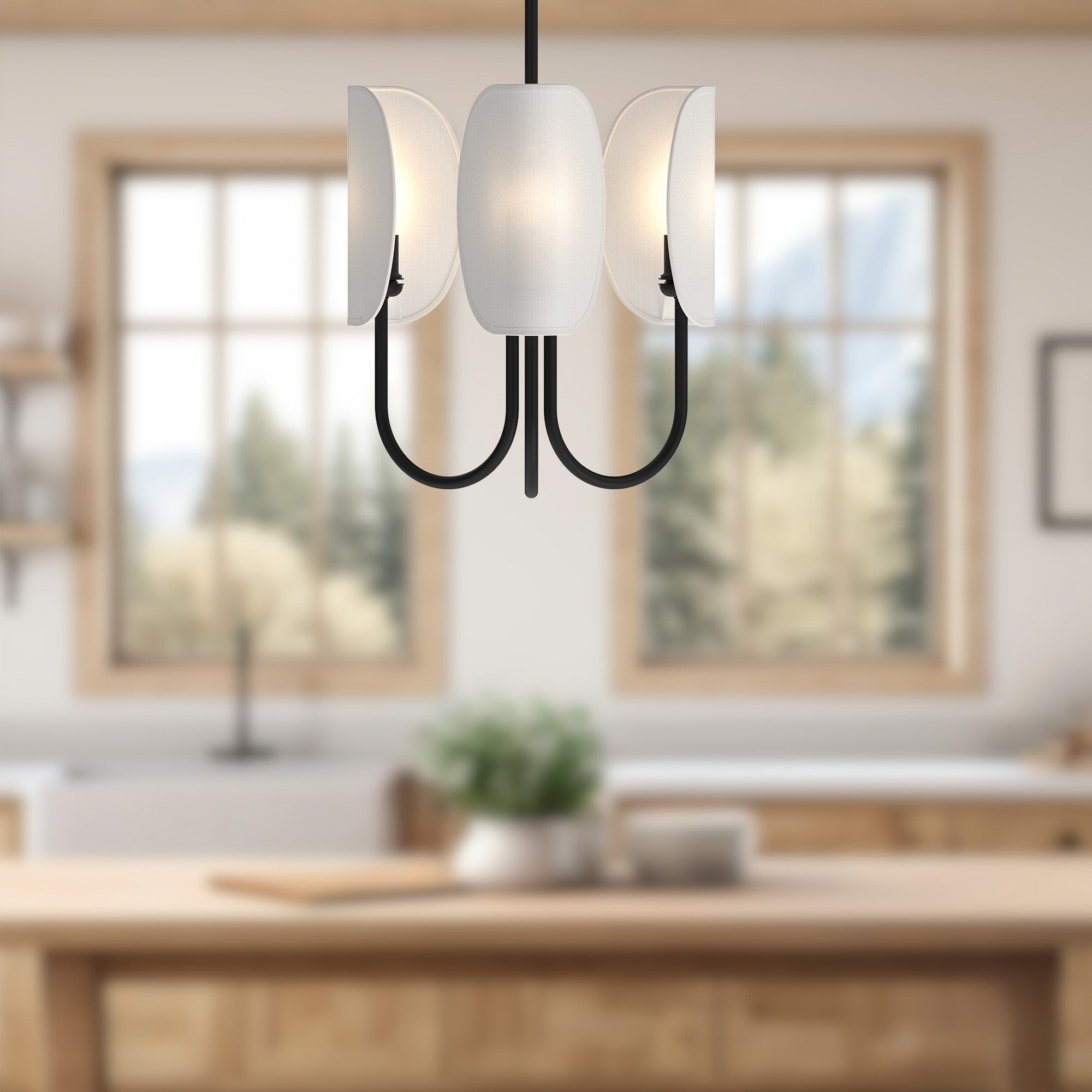 Seno 15" 3 Lights Chandeliers