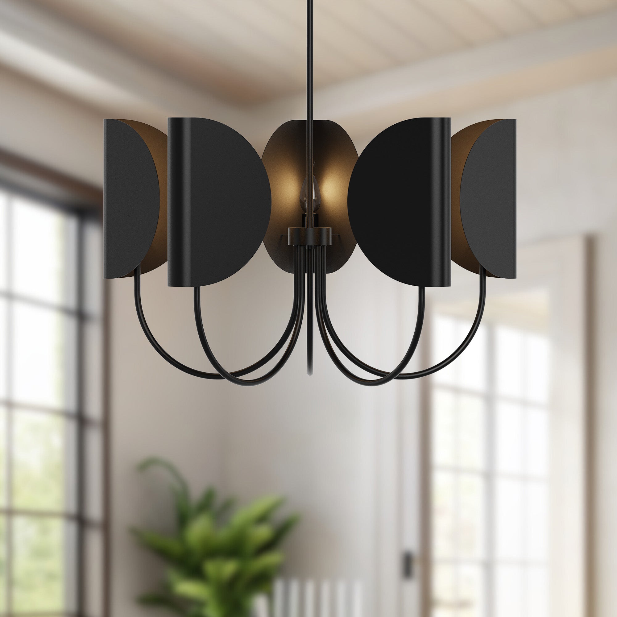 Seno 32" 5 Lights Chandeliers