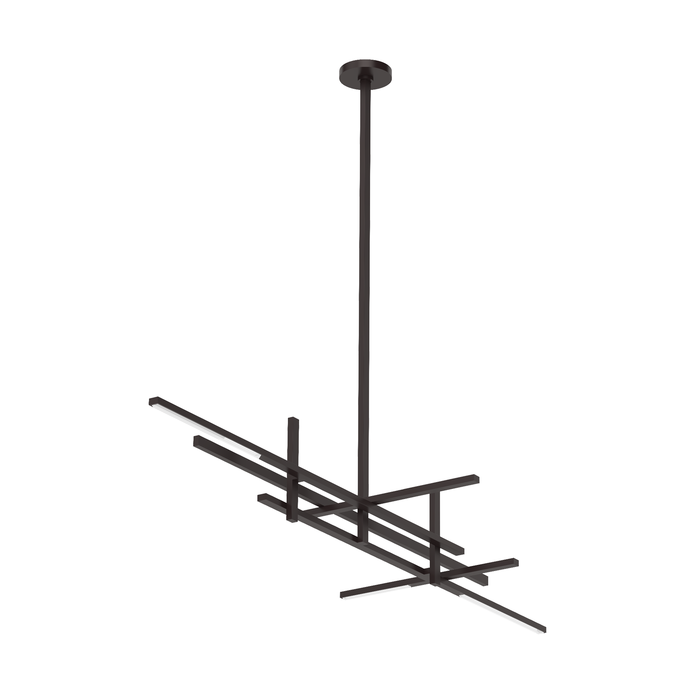Cityscape Stacked X-Large Linear Chandelier