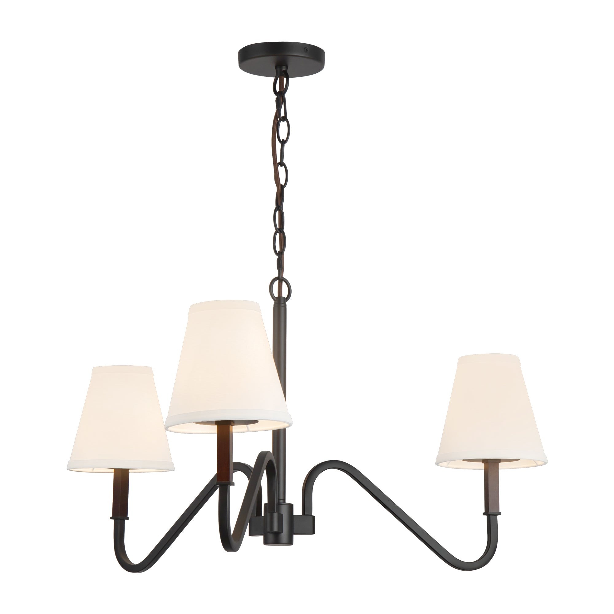 Sloan 30" Black Chandelier