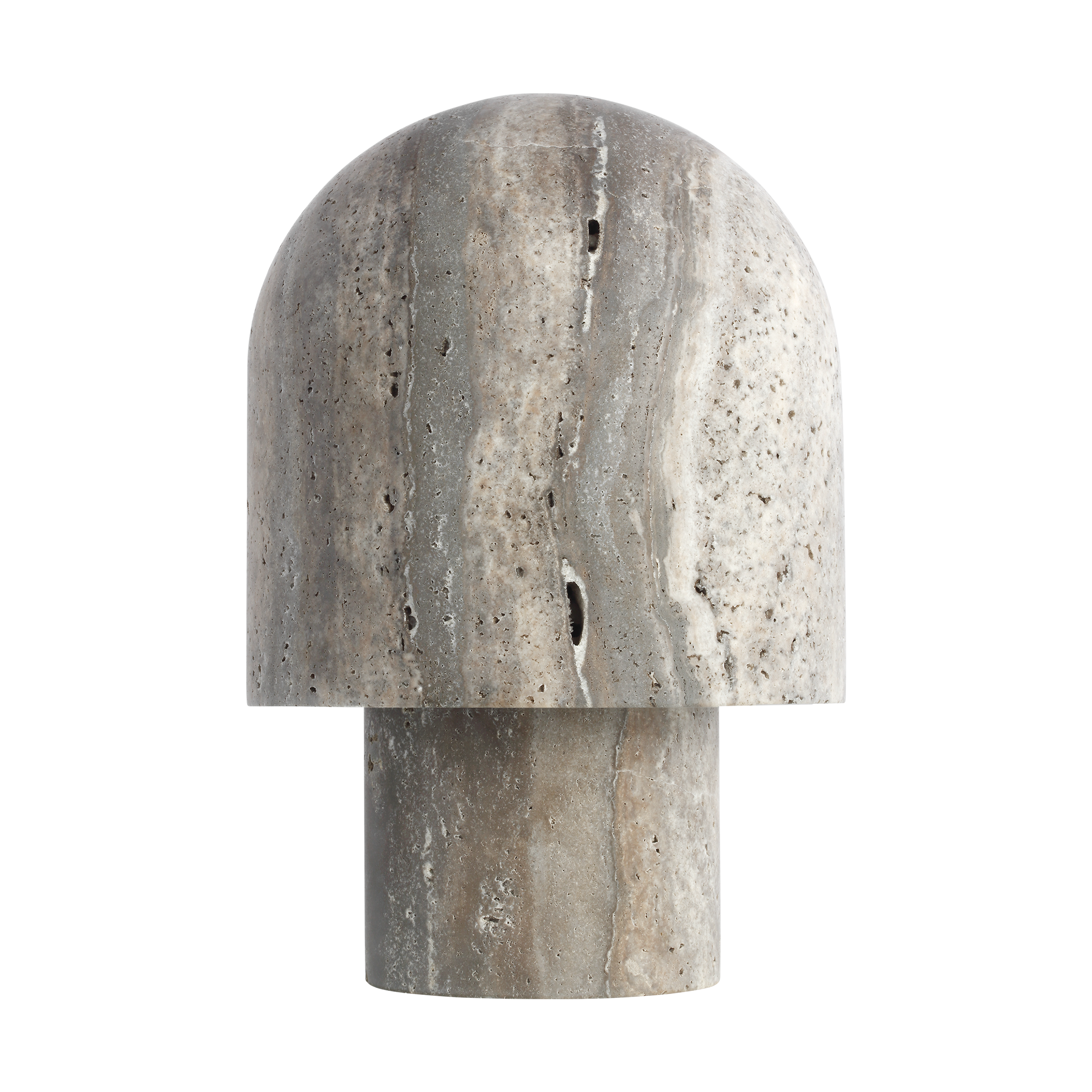 Kennett Small Travertine Table Lamp