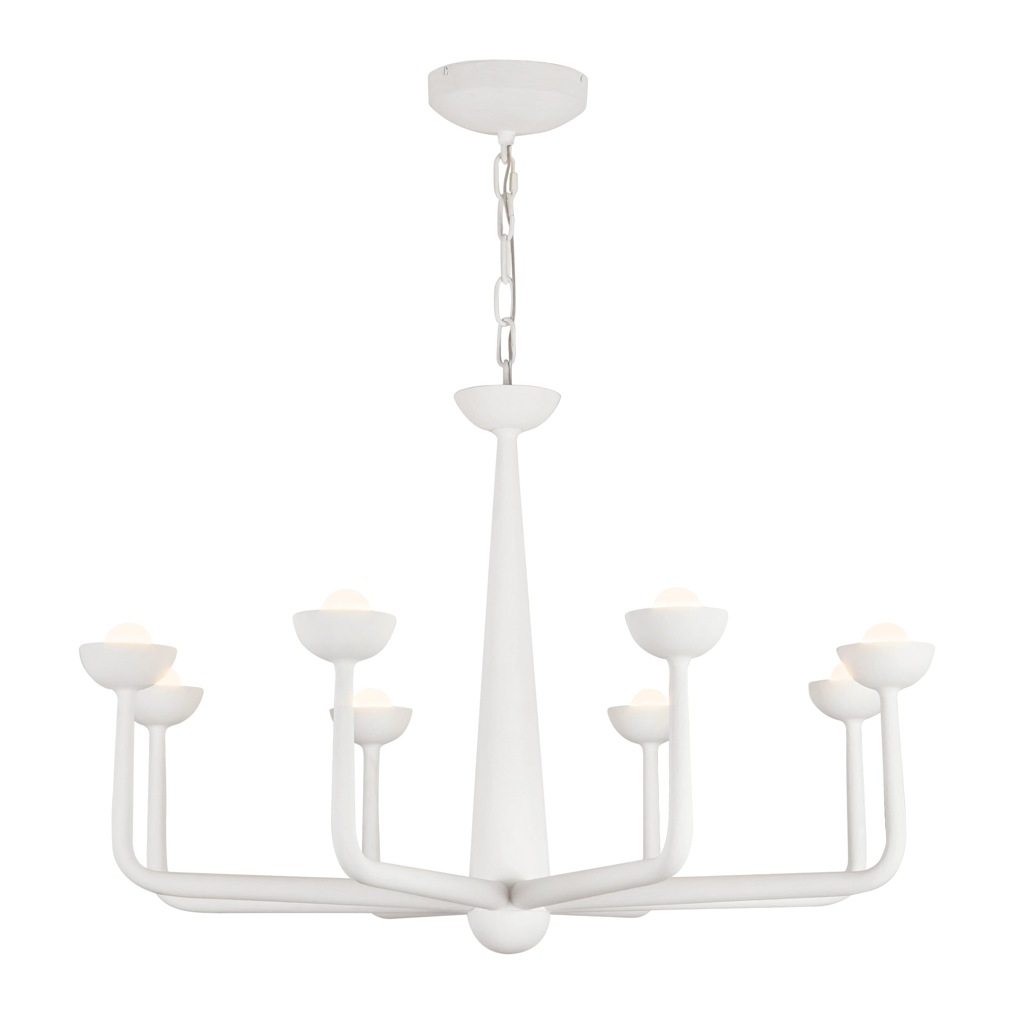 Spade 30" dimmable LED Chandelier