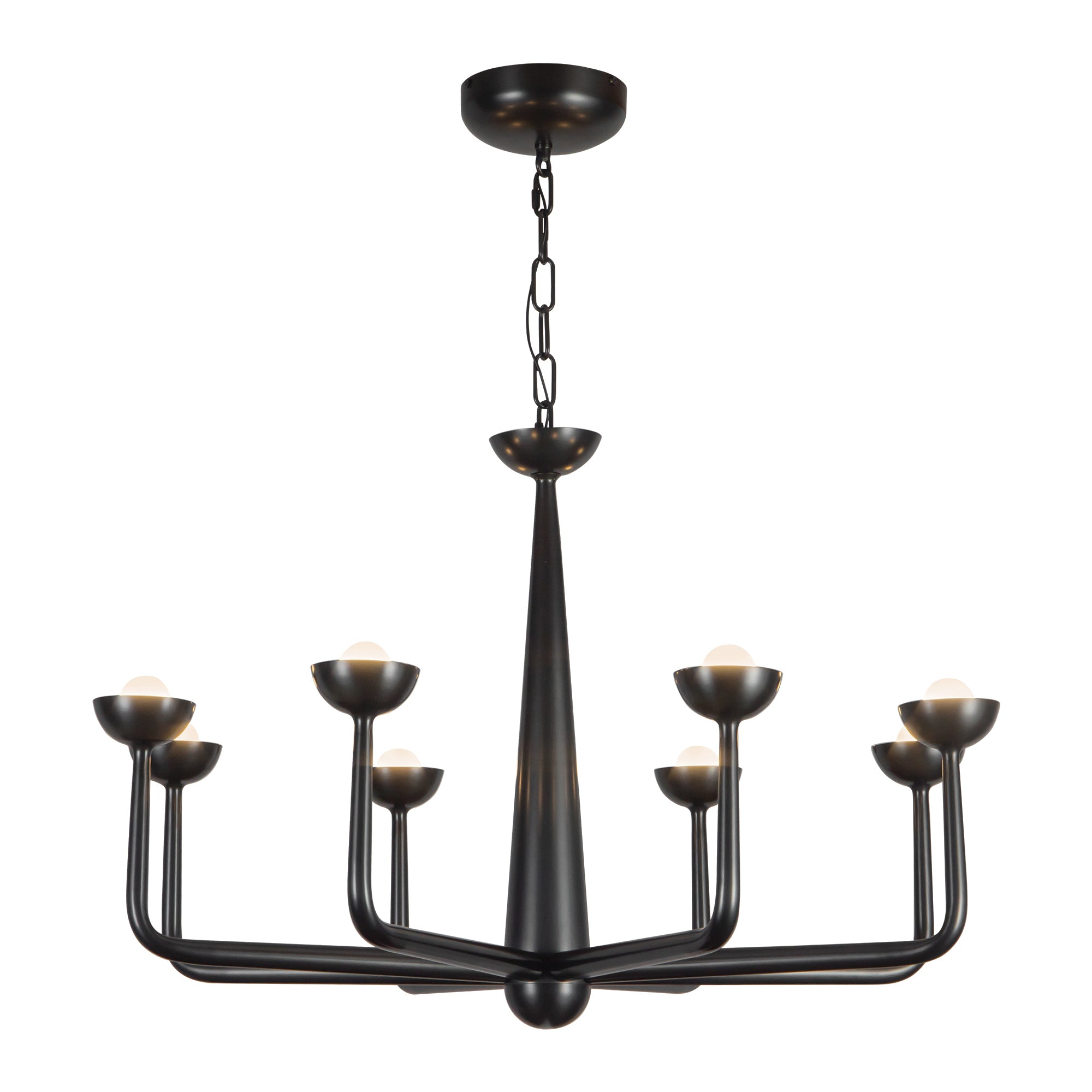 Spade 30" dimmable LED Chandelier
