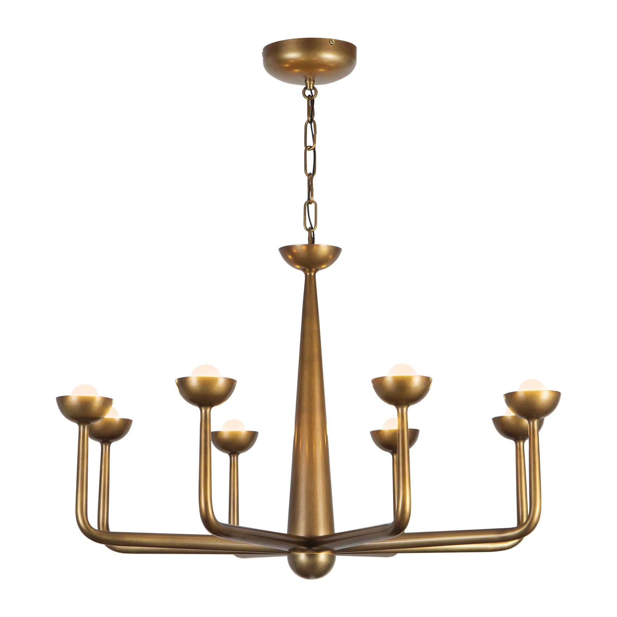 Spade 30" dimmable LED Chandelier