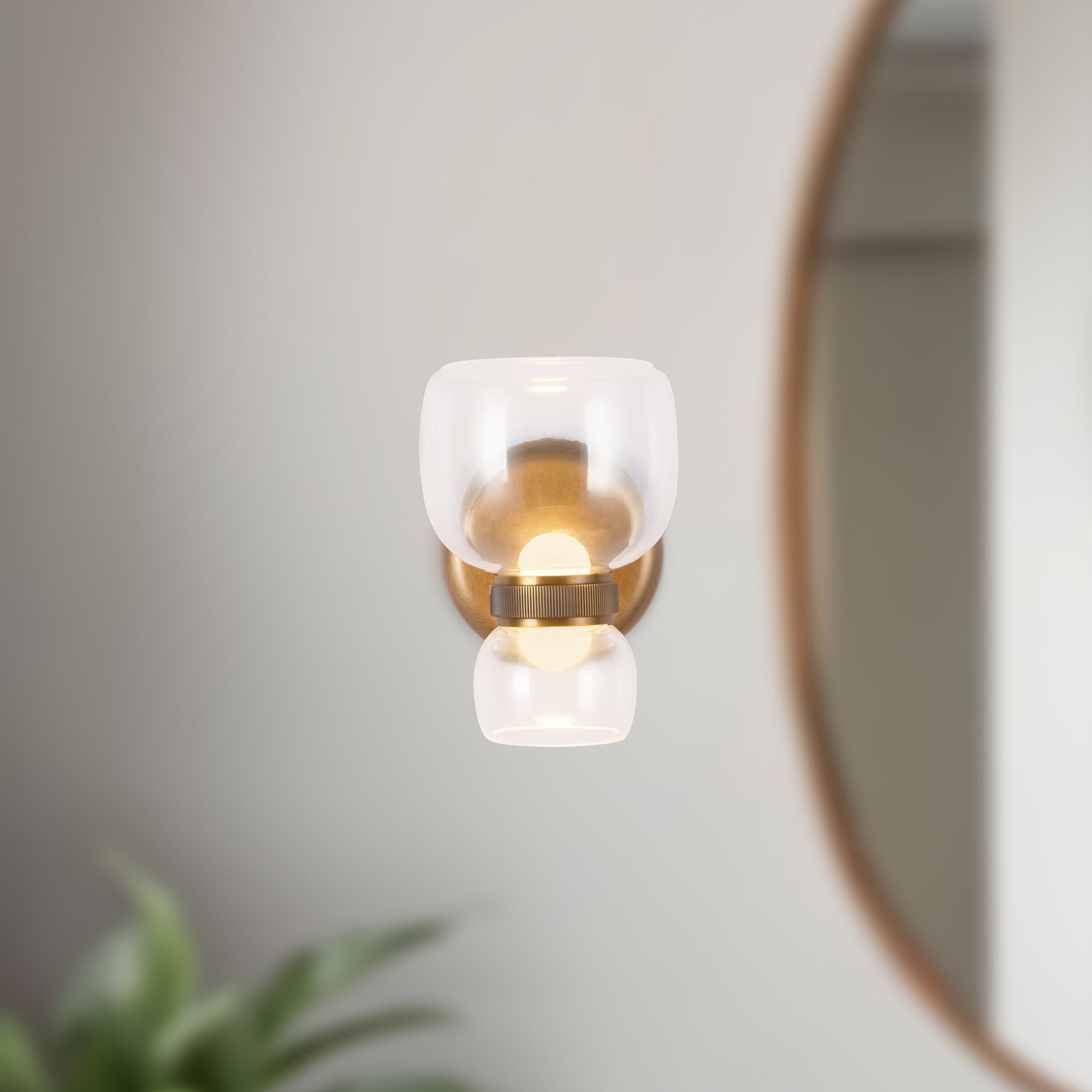 Sutton 8" dimmable LED Bathroom Vanity Light