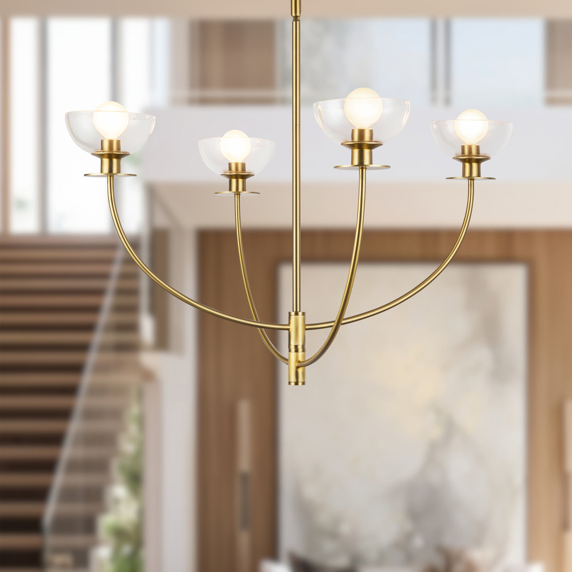 Sylvia 26" 4 Lights Chandelier