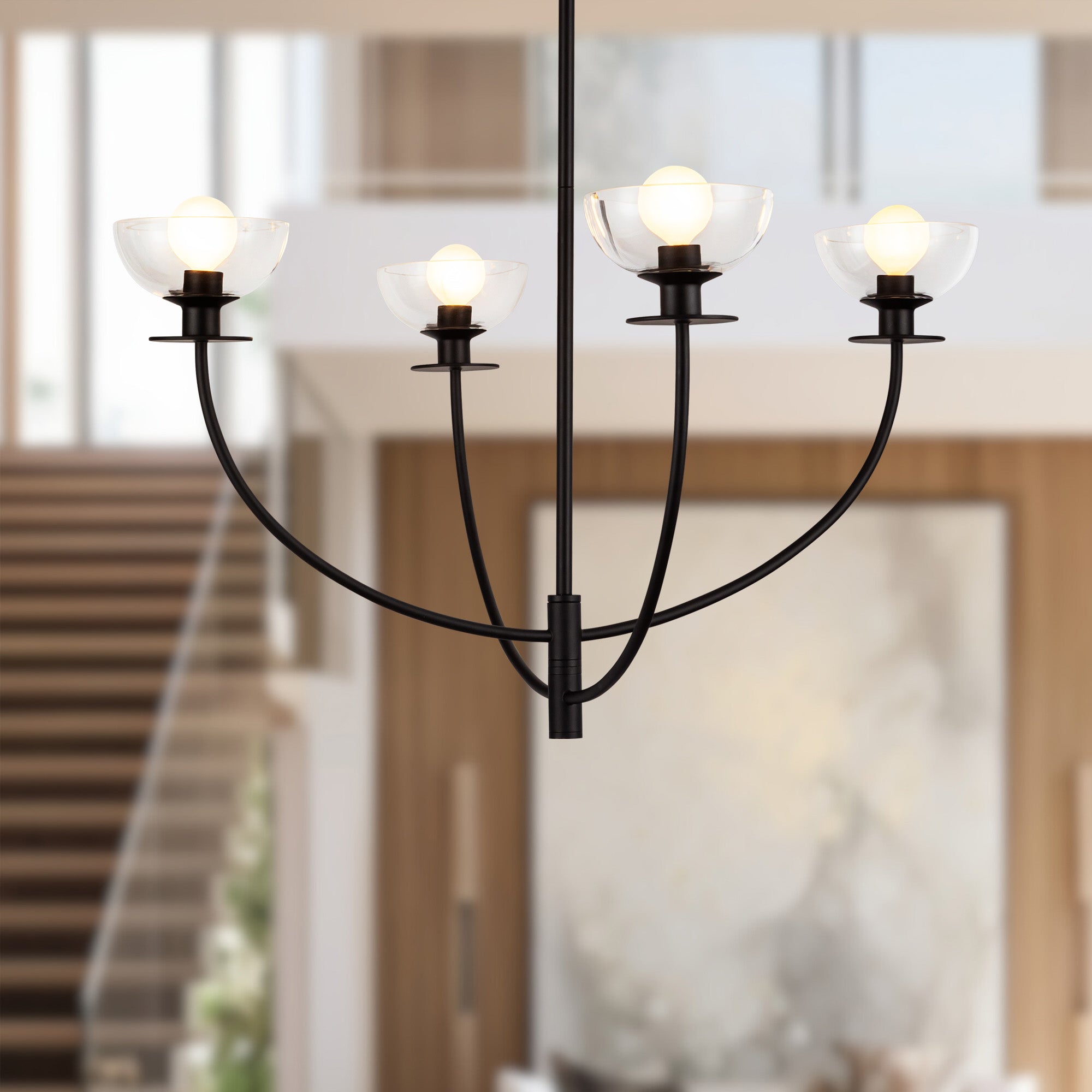 Sylvia 26" 4 Lights Chandelier