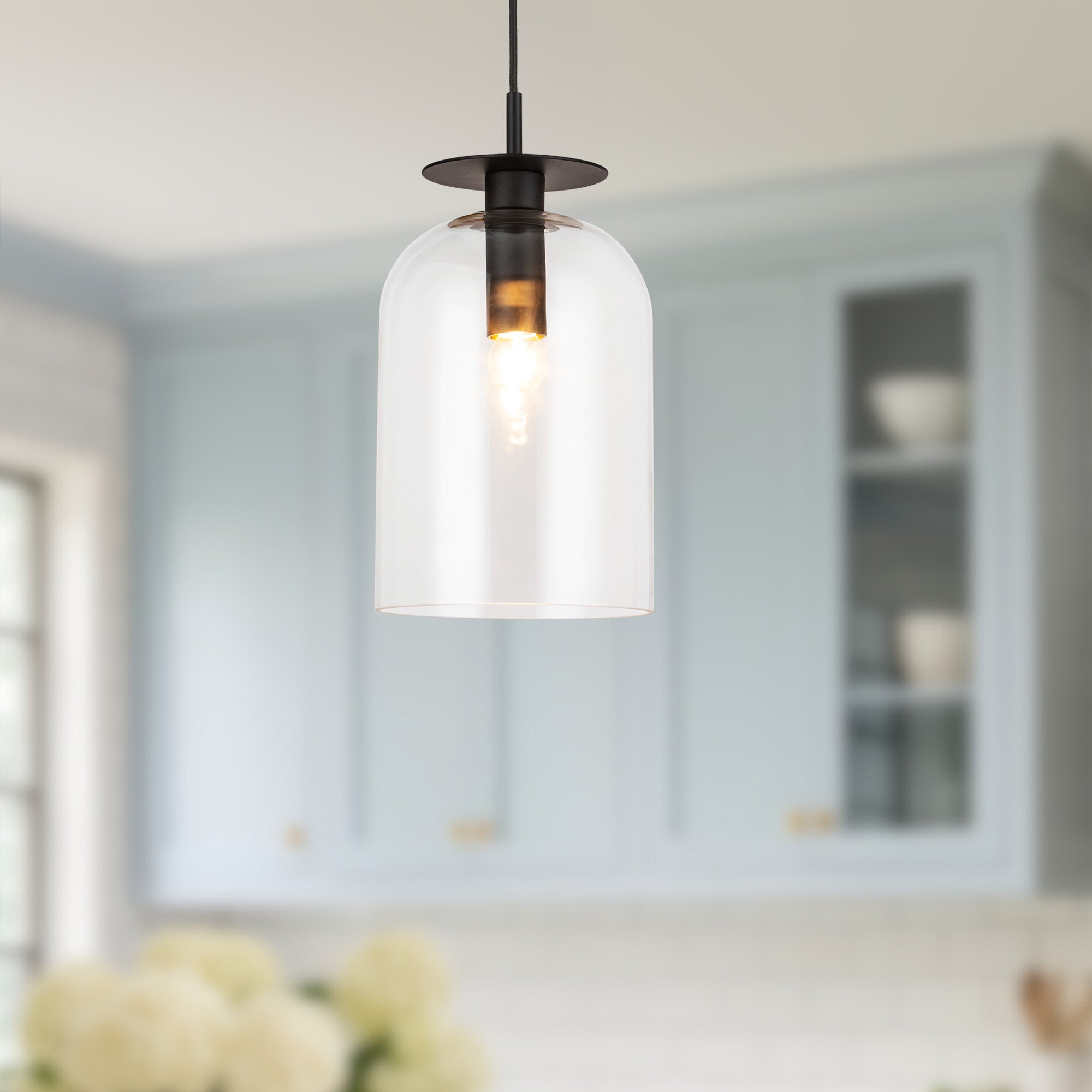 Sylvia 8" 1 Light Pendant