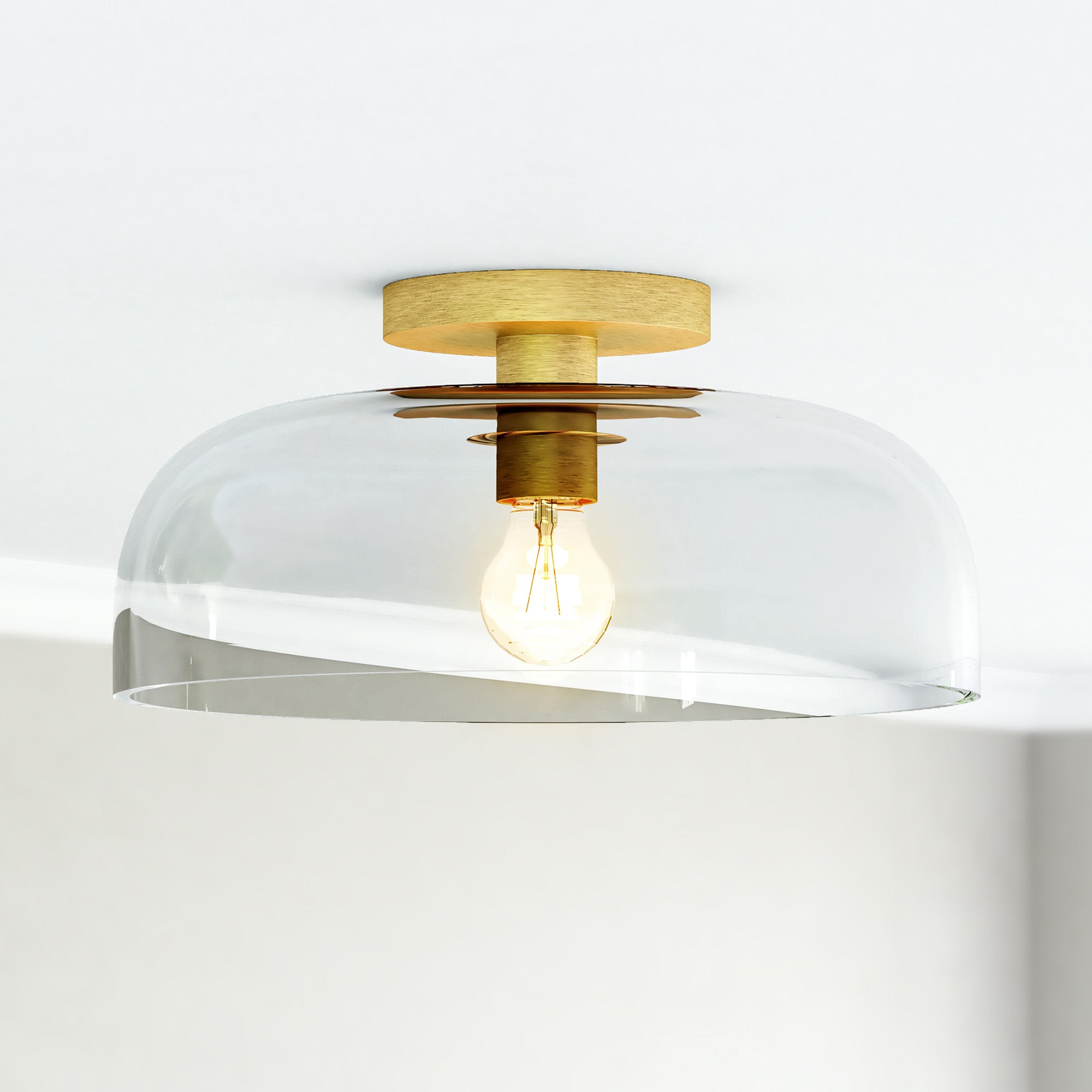 Sylvia 12" 1 Light Semi-Flush