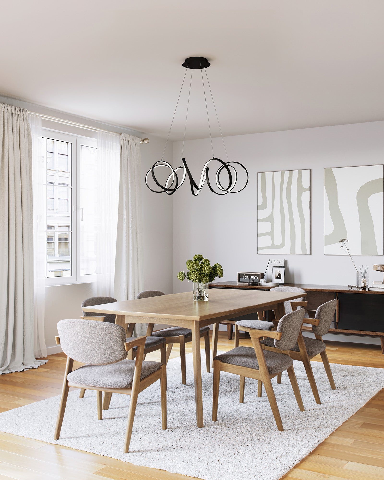 Synergy 34" LED Chandeliers